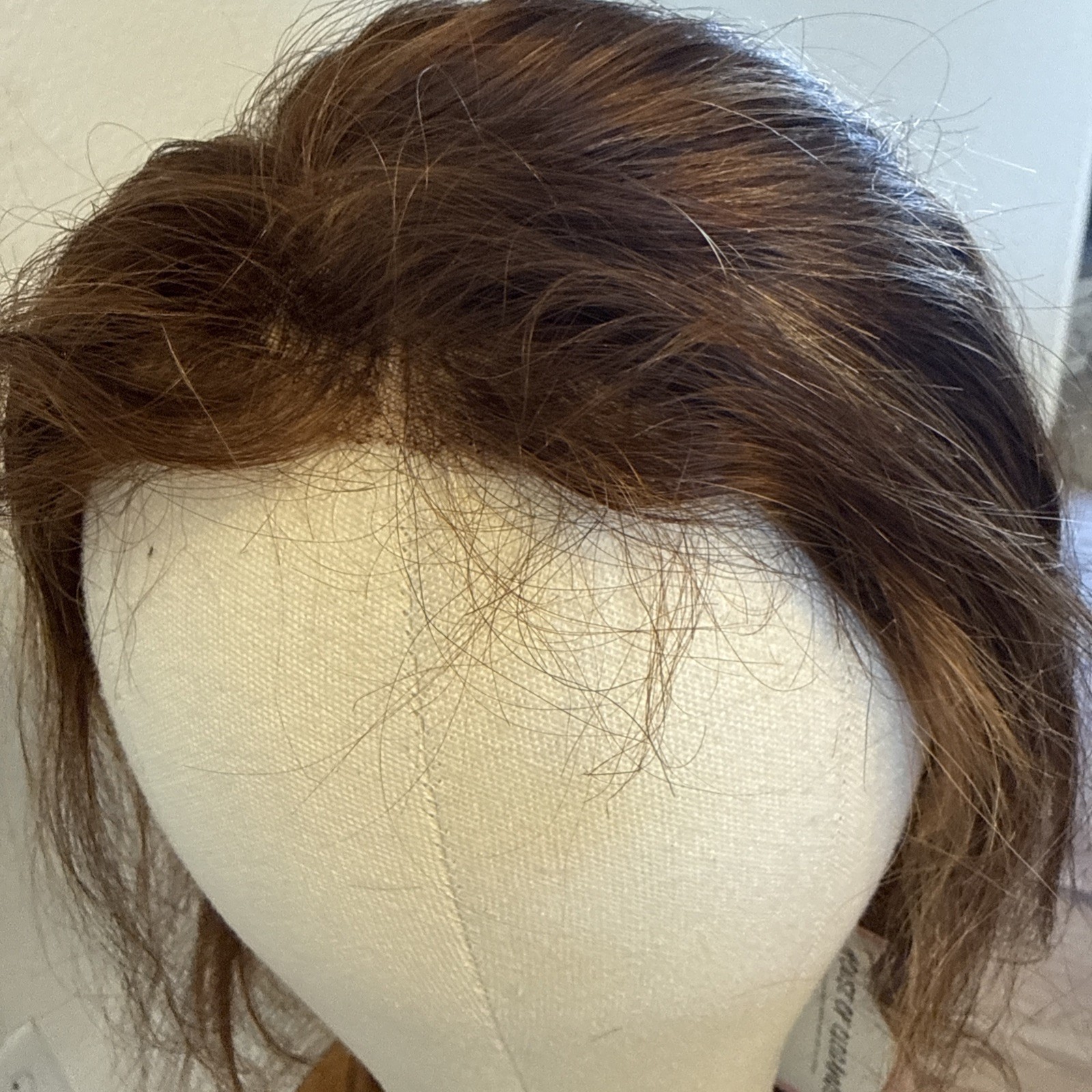 Human Hair Wig | 26 “ Brown | Golden Blonde Highlight’s Lace Cap Very Soft 159