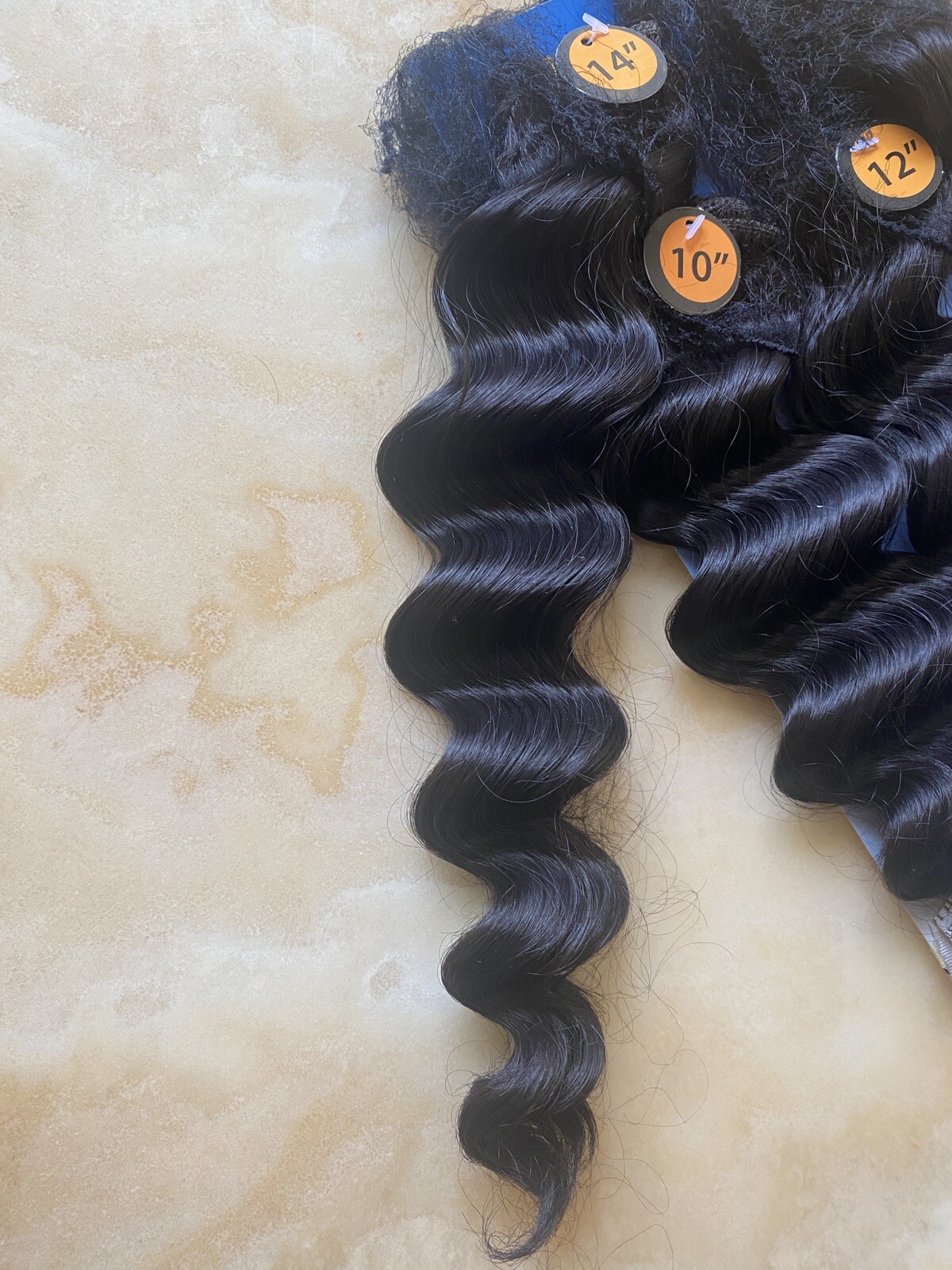 HAIRTREND QUALITY SYNTETHIC ALL IN ONE DEEP CURLYHAIR 10 12 14 16 LOT 4 COLOR 1B