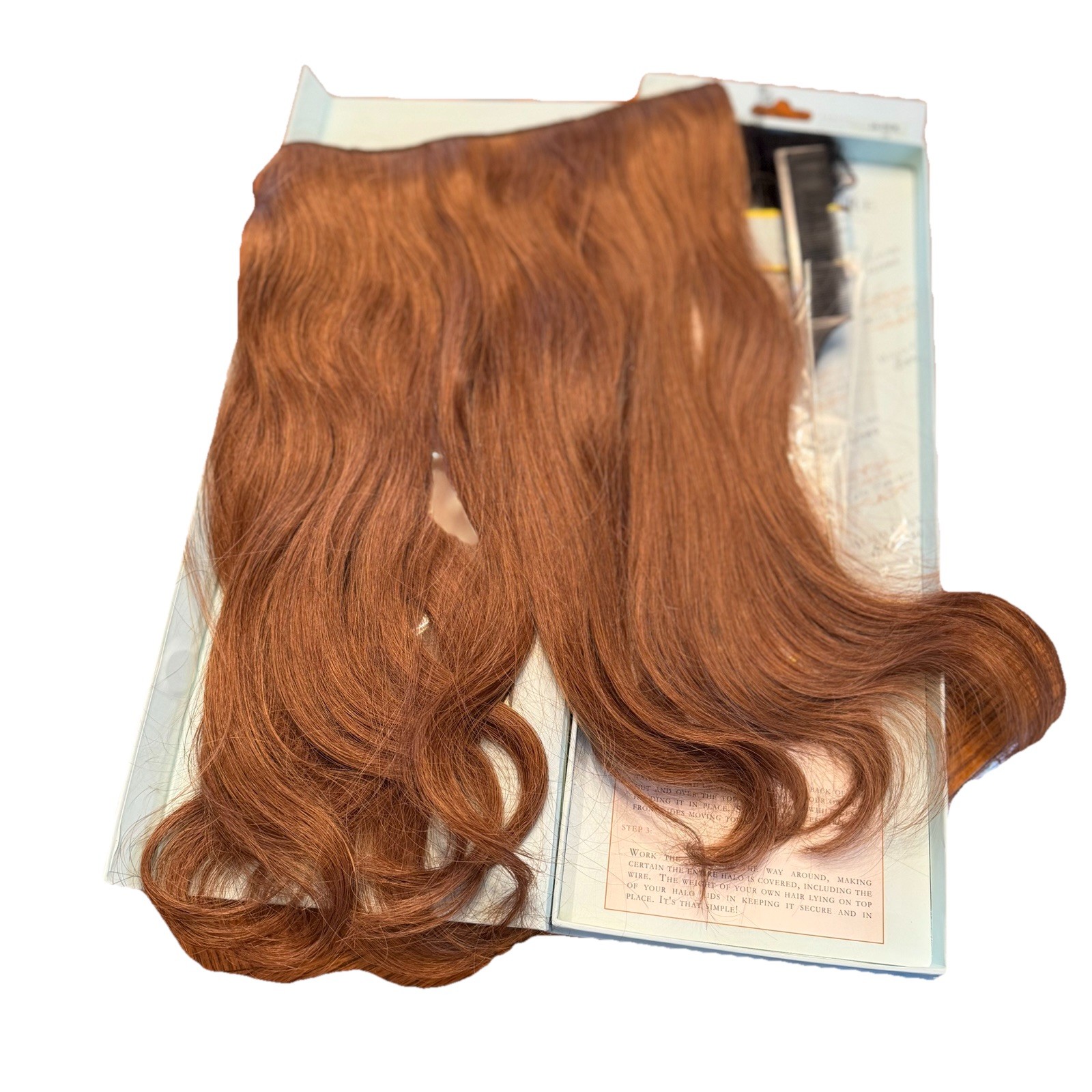 Halo Couture 16” Hair Extensions Remy Human Hair Color Brown #5 Invisible Wire