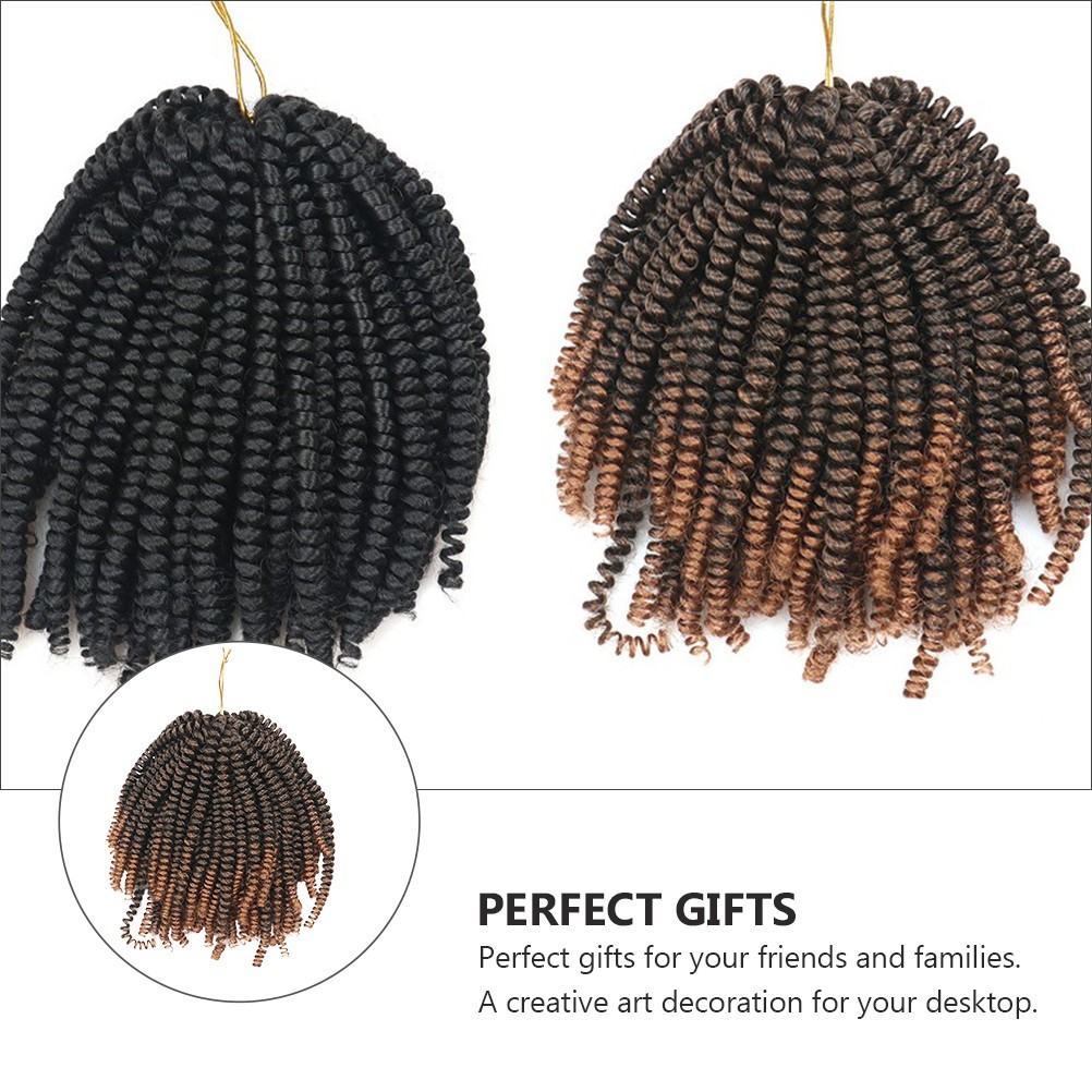 30 Strands Spring Hair Fake Braids Crochet Low Temperature Fiber Extensions