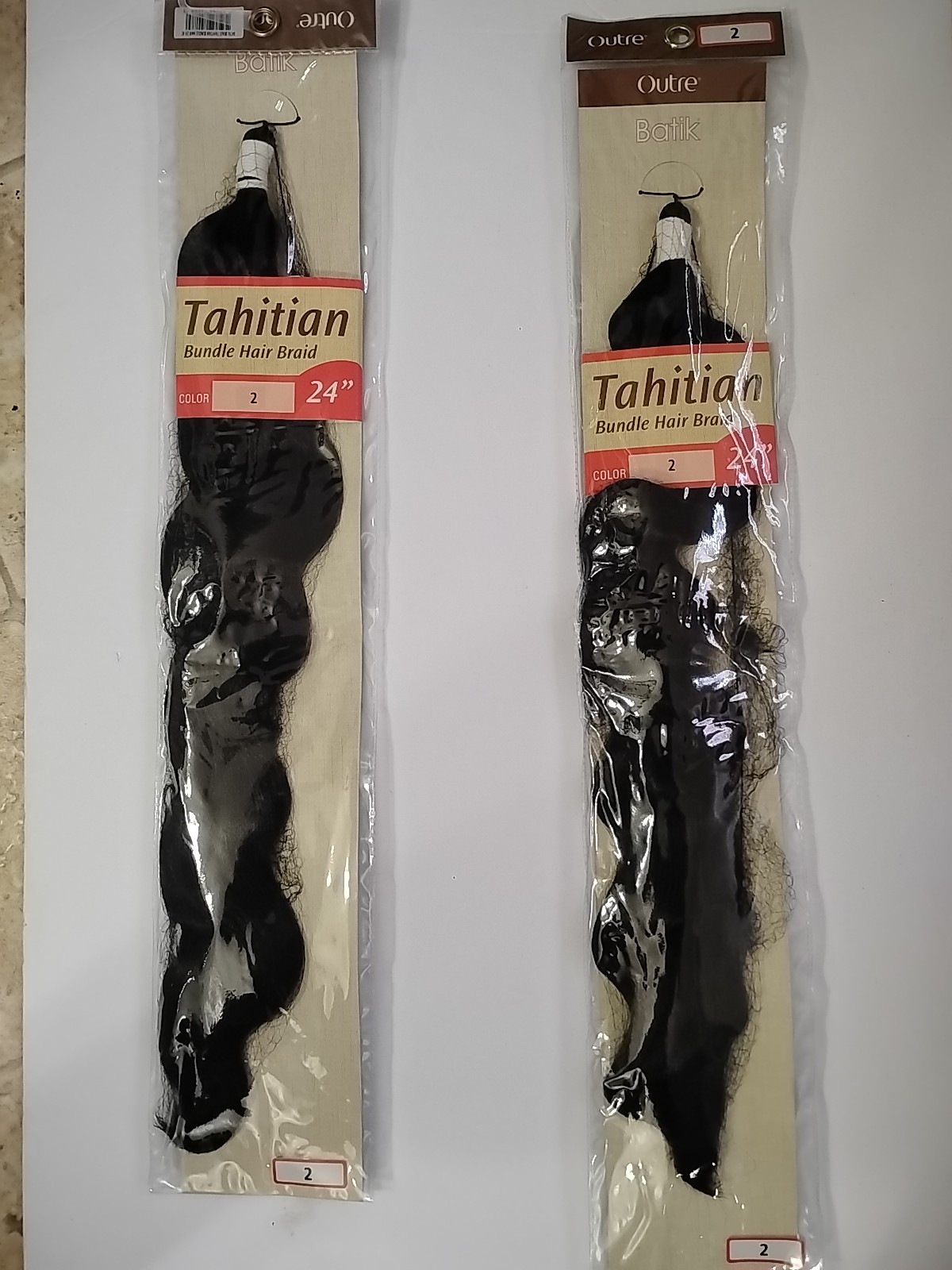 2 Pack Outre Tahitian Hair Bundle Braid 24 Inch #2