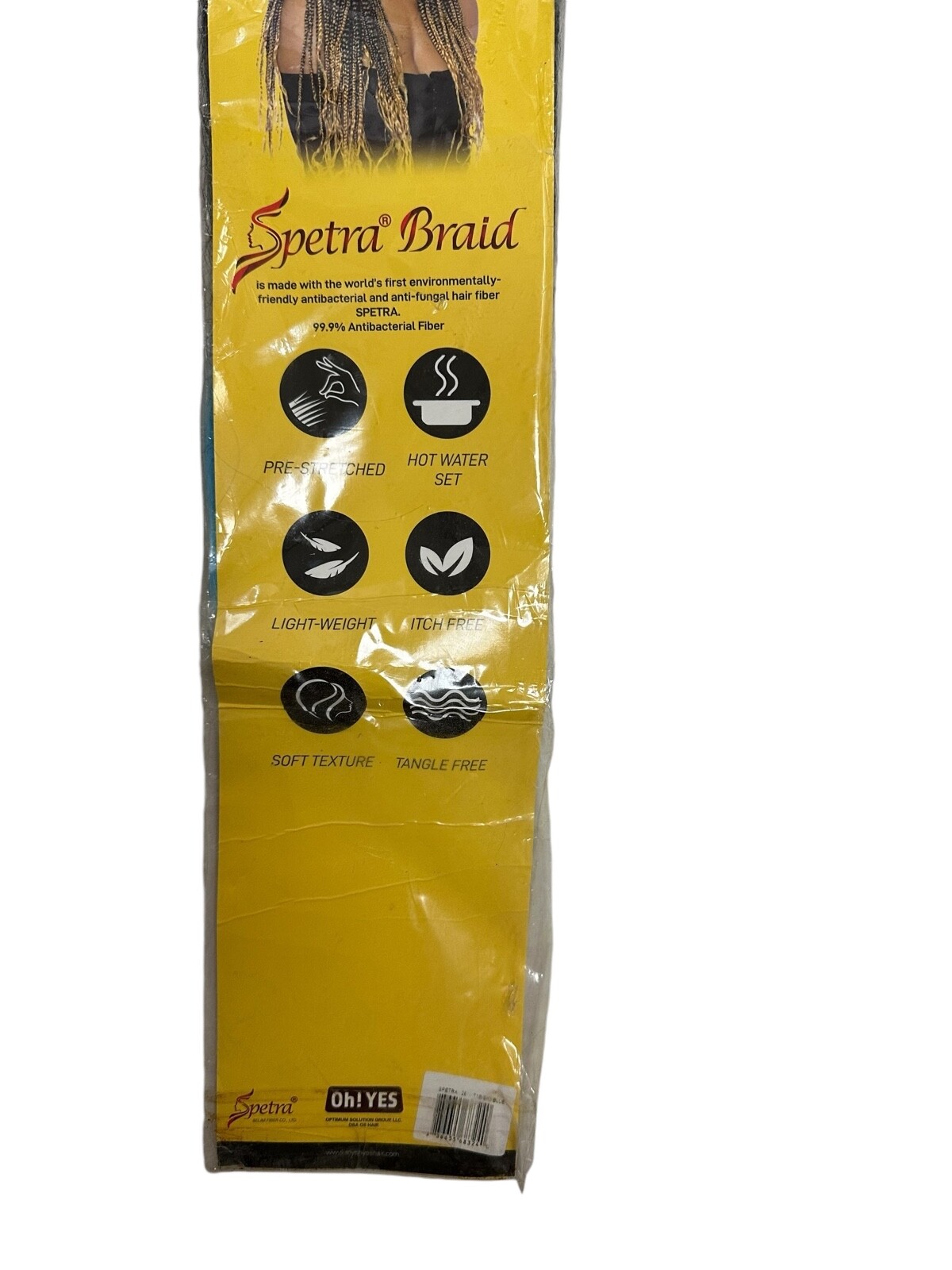 Spetra Hair Easy Braid 26″ Blue & Black Prestretched Antibacterial Itch Free