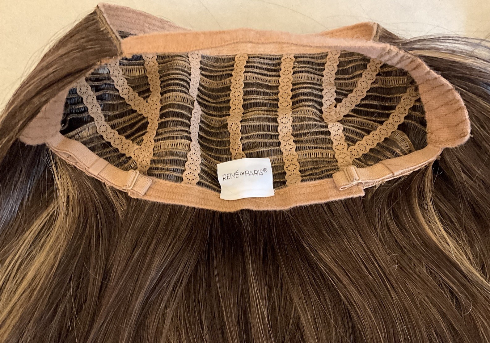 HALO BOB Wig by Rene of Paris Marble Brown Color, Great For wearing with a Hat