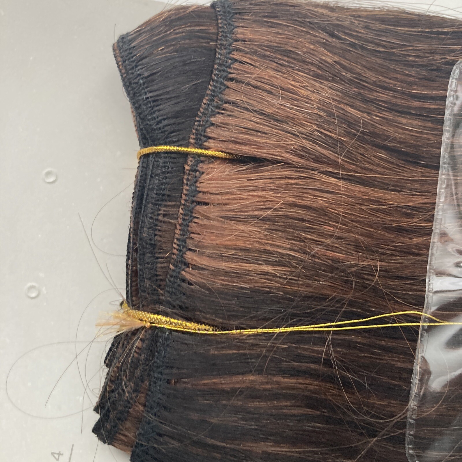 Black & Gold 100% VIRGIN HUMANHAIR EUROPEAN CAUCASIAN WEAVING 10-12″ Color1B/30