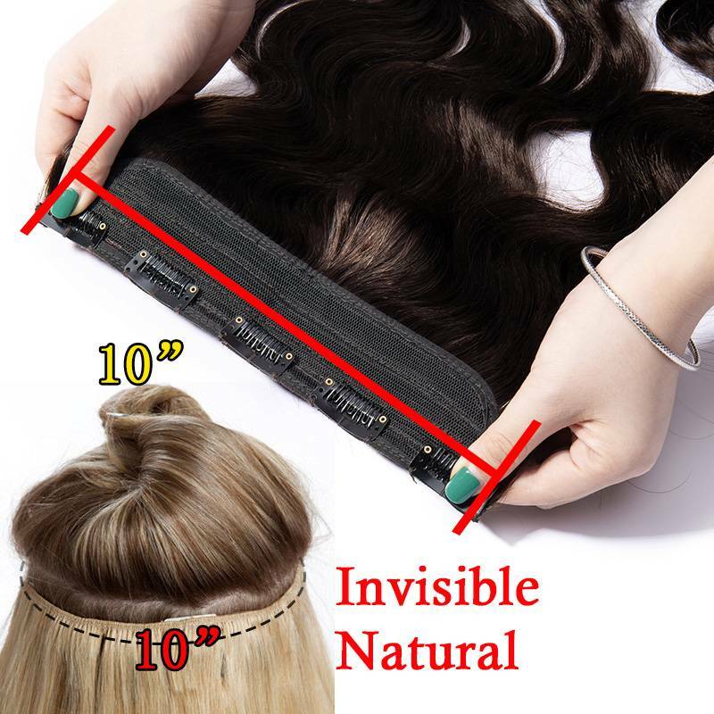 US AAA Luxury Clip in one piece Real Human Remy Hair Extensions Half Full Head