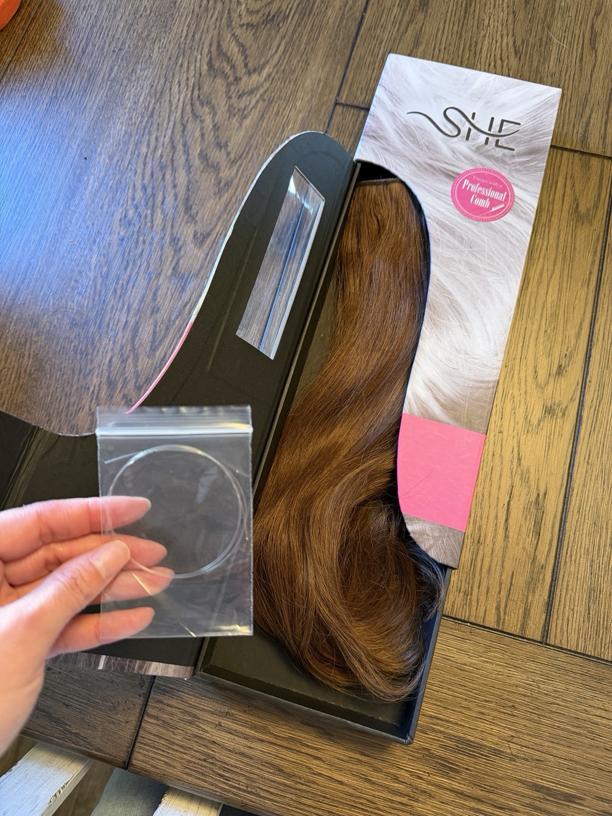 She Flip N Go 100% Remy Human Hair 16”-18” Brown #4