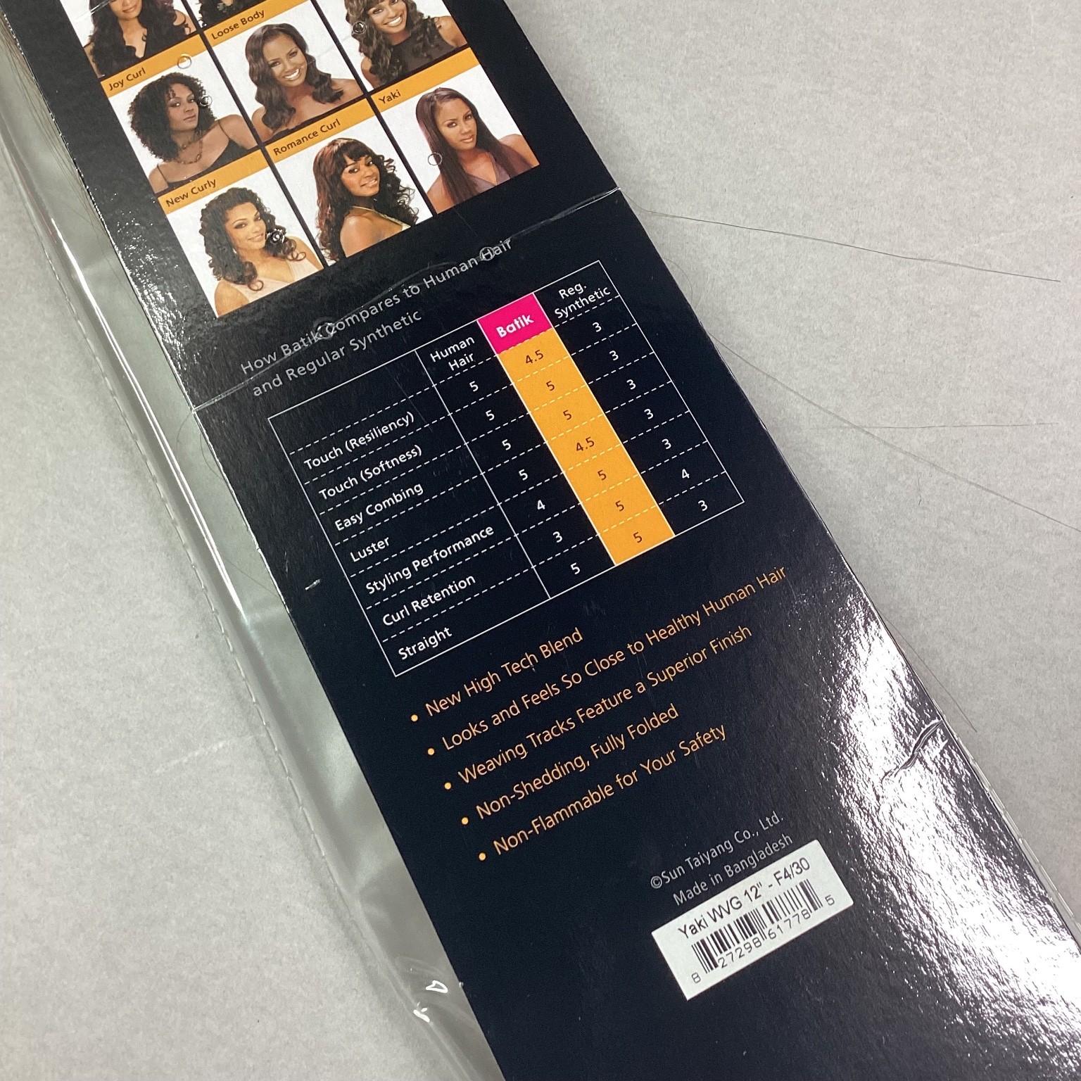 Outre Batik Yaki WVG Hair Extensions 12″ F4/30 Kanekalon Fiber