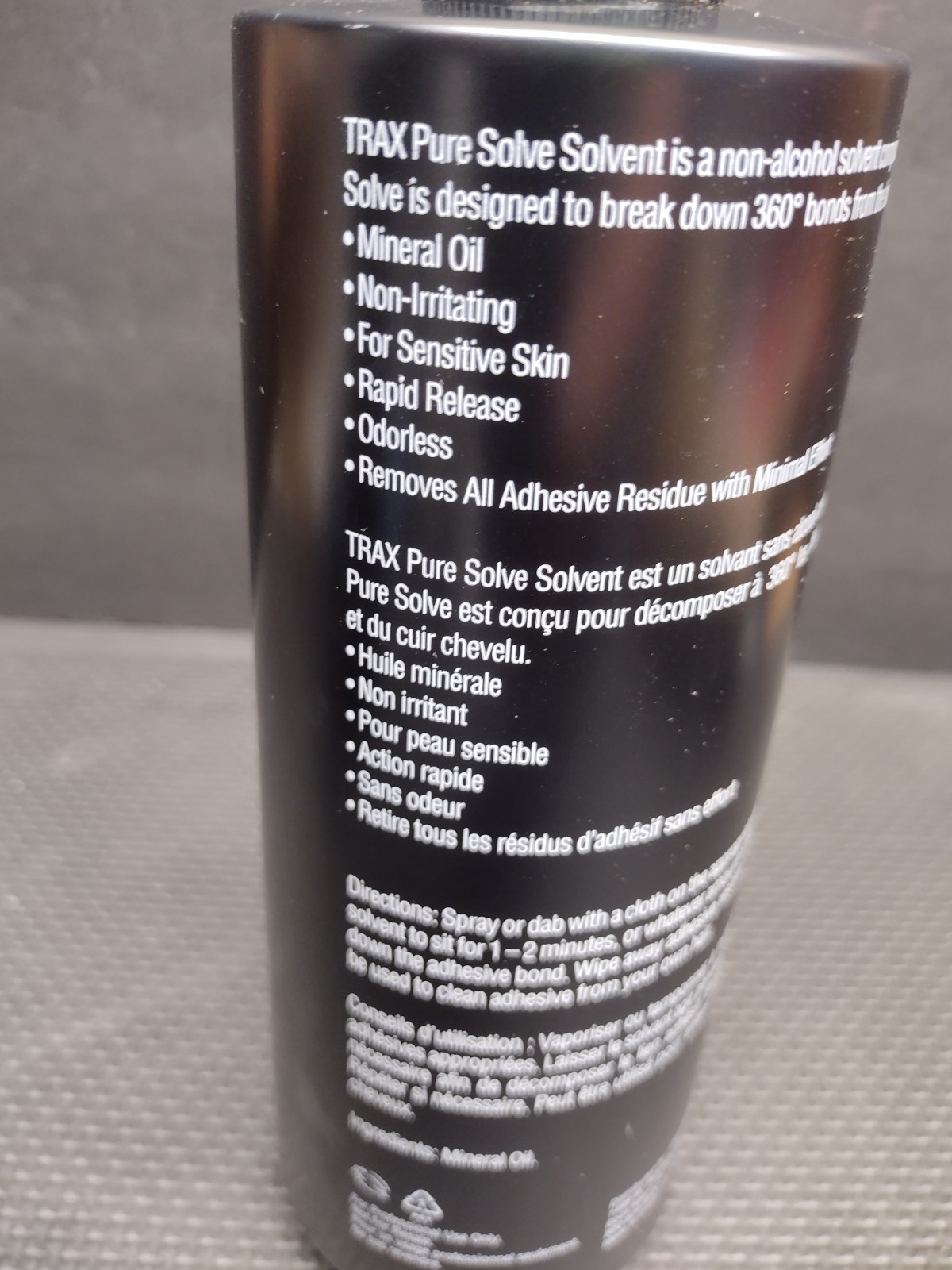 TRAX PURE Solve NON-ALCOHOL Solvent For Hair System- 33.4 Fl Oz Bottle NEW