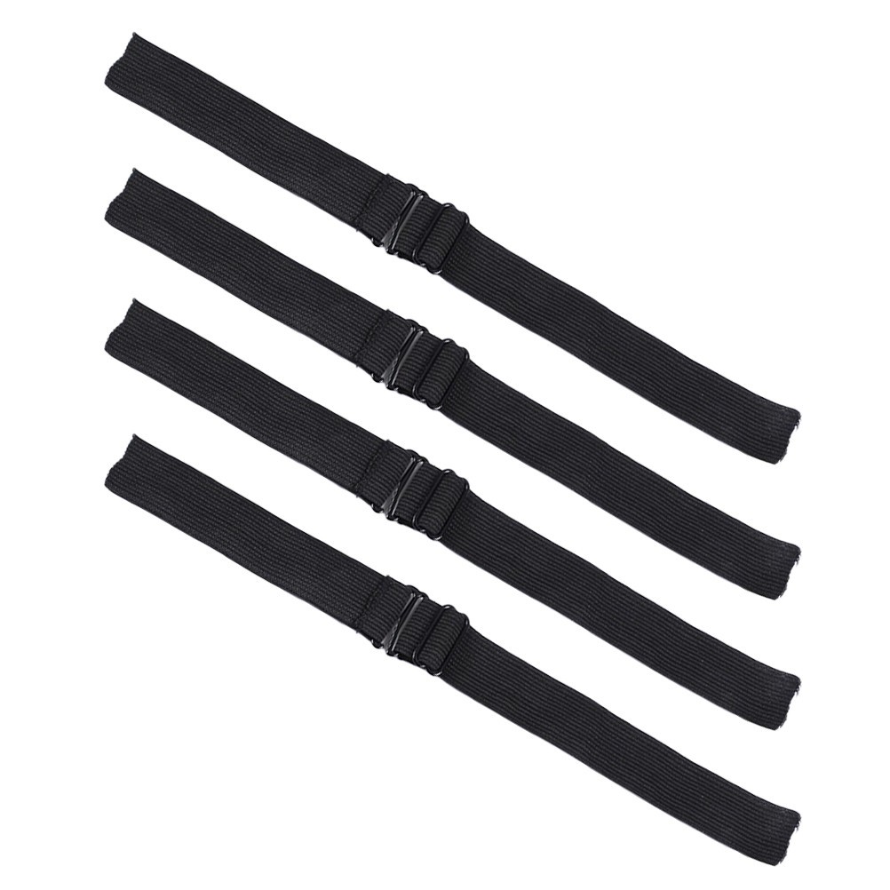 4 Pcs Elastic Wig Strap Headgear Band Miss Wrap Strips for Wigs Edge Adjustable