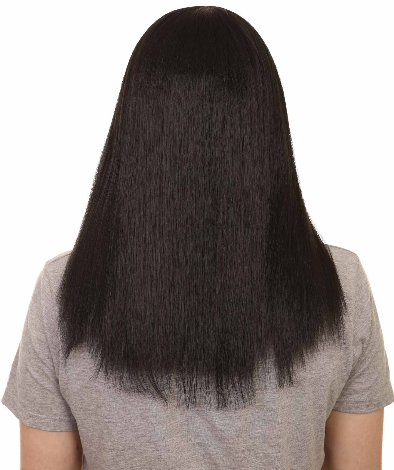 Sword Womens Wig | Black Long Wig | Premium Breathable Capless Cap | HM-269