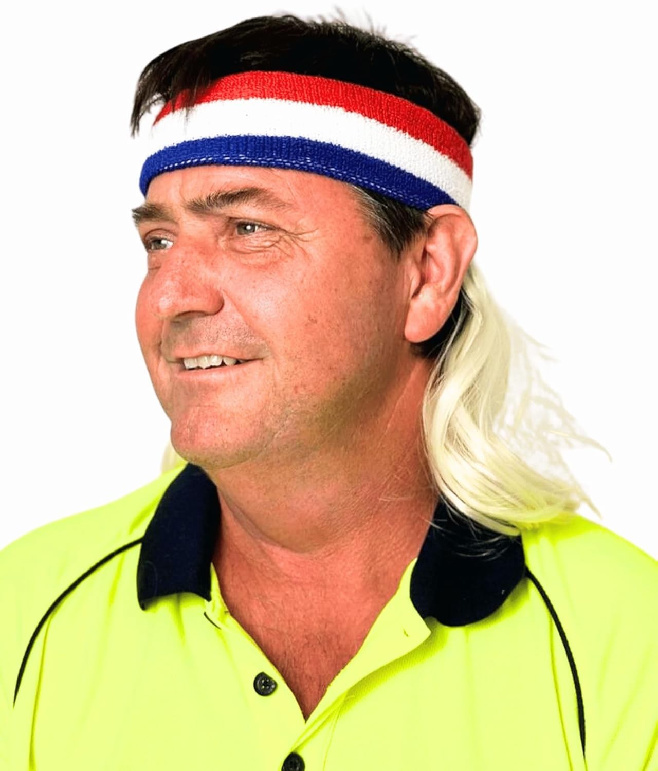 Retro Wavy Mullet Headband Wig for Theme Parties – Instant Fun Accessory