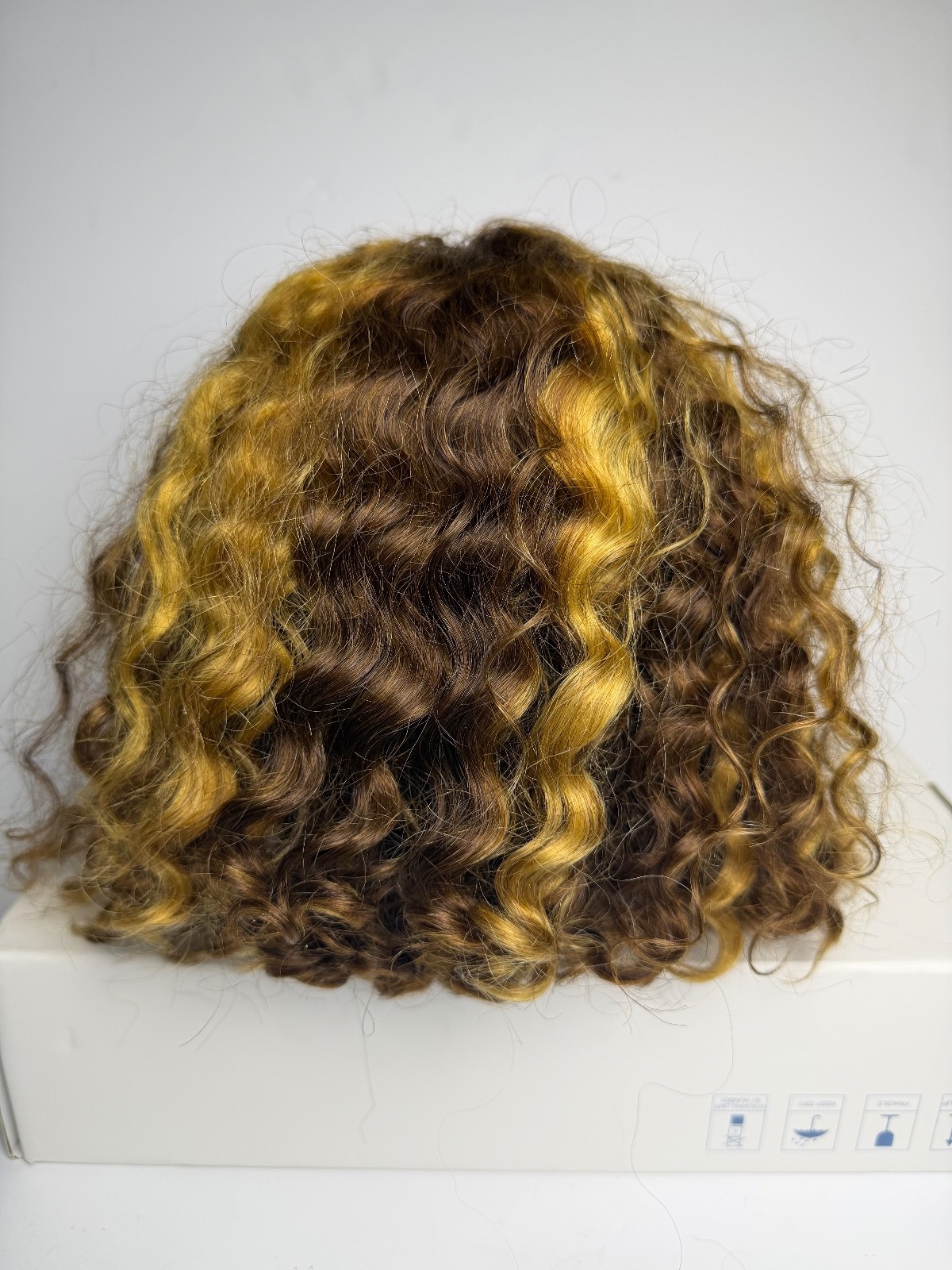 Curly Short Bob Wig, Lace Front, High Quality, 100% Human Hair