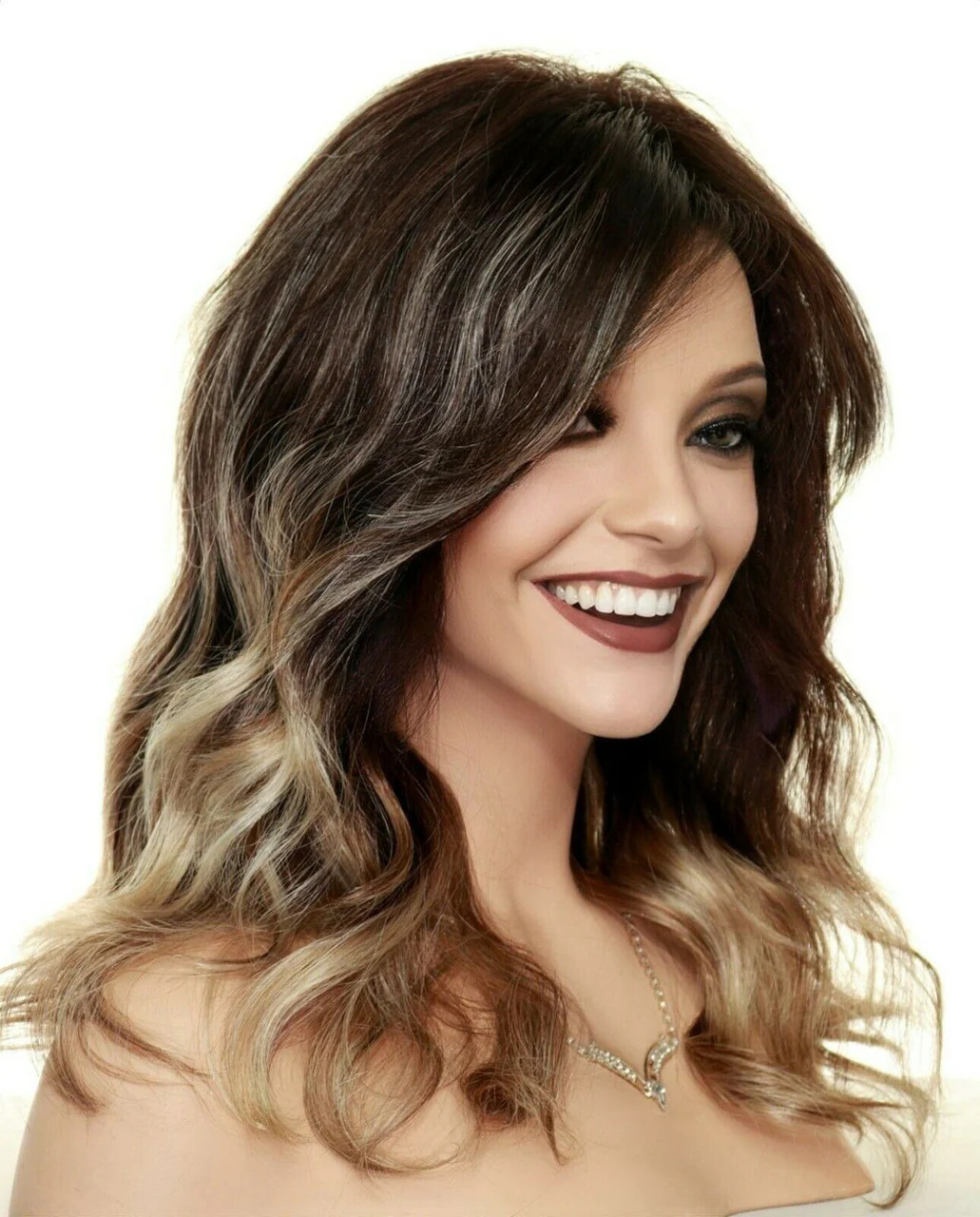 REEVES | PURE STRETCH CAP ESTETICA WIG | Softly Layered Waves AMERICANO