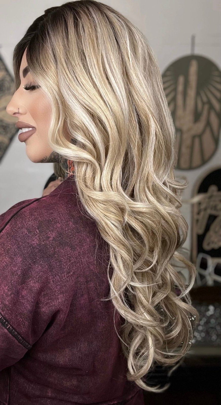 Rebel Gypsy Wig “Velvet skies” Premium Synthetic Swiss lace front extended New