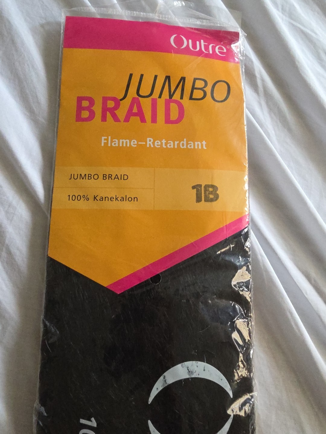Outre Jumbo Braid 100% Kanekalon Flame Retardant Hair Extension 1B