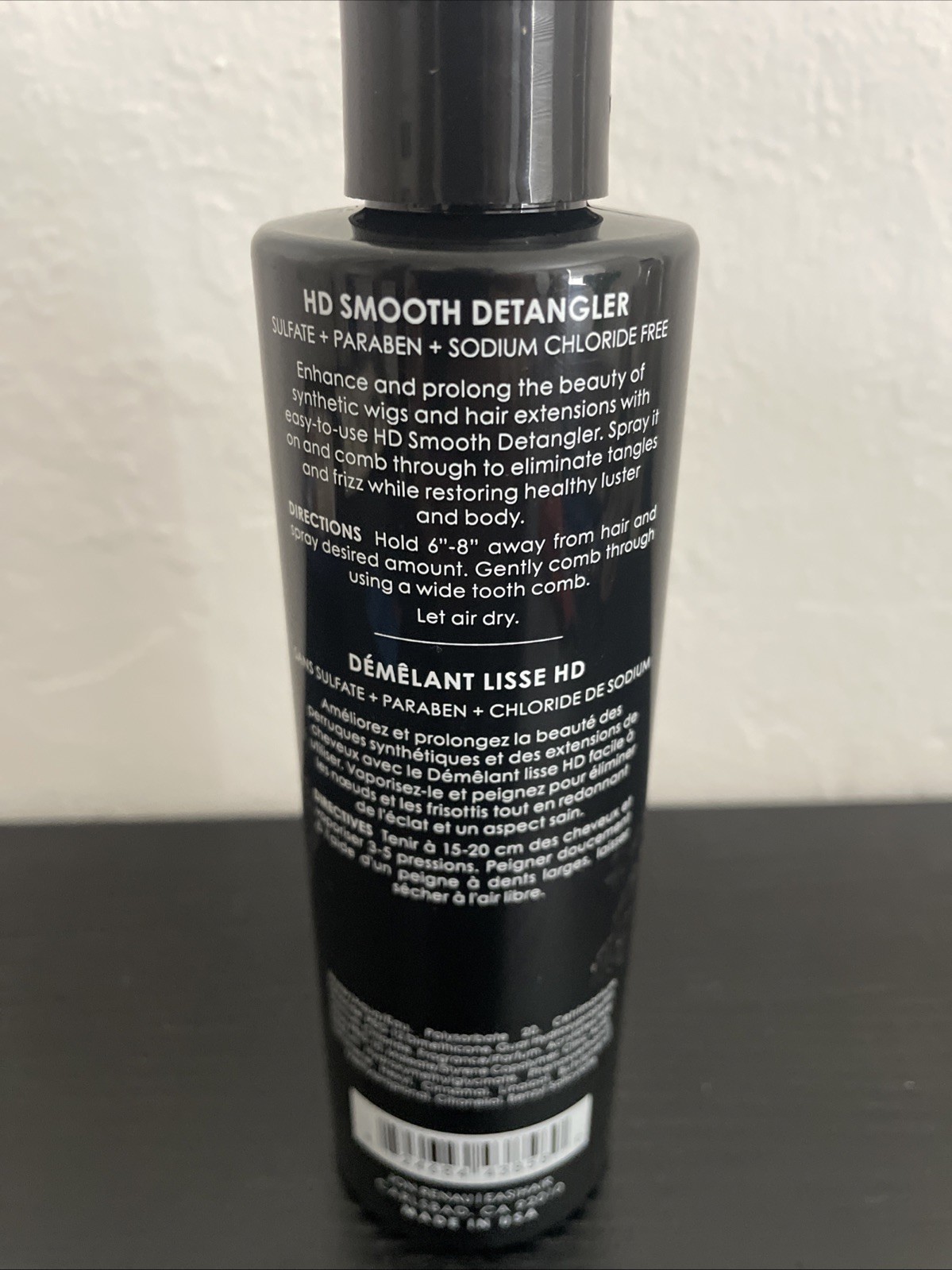 HD SMOOTH DETANGLER by Jon Renau, Leave-In Conditioner Heat Friendly Wigs 8.5 oz