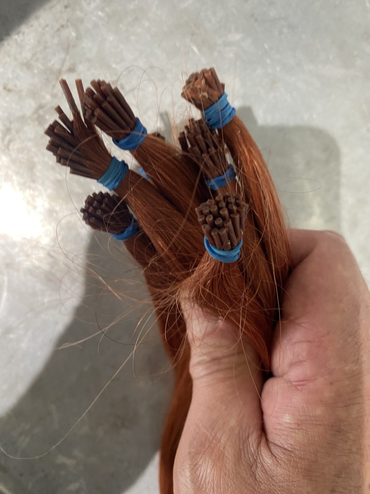 Human Hair 11” Coper Red 83 GM