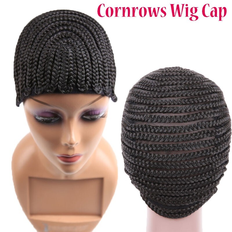 Refined Braided Wig Cap Cornrows Cap for Braiding Wig Crochet Hair Braided Wigs