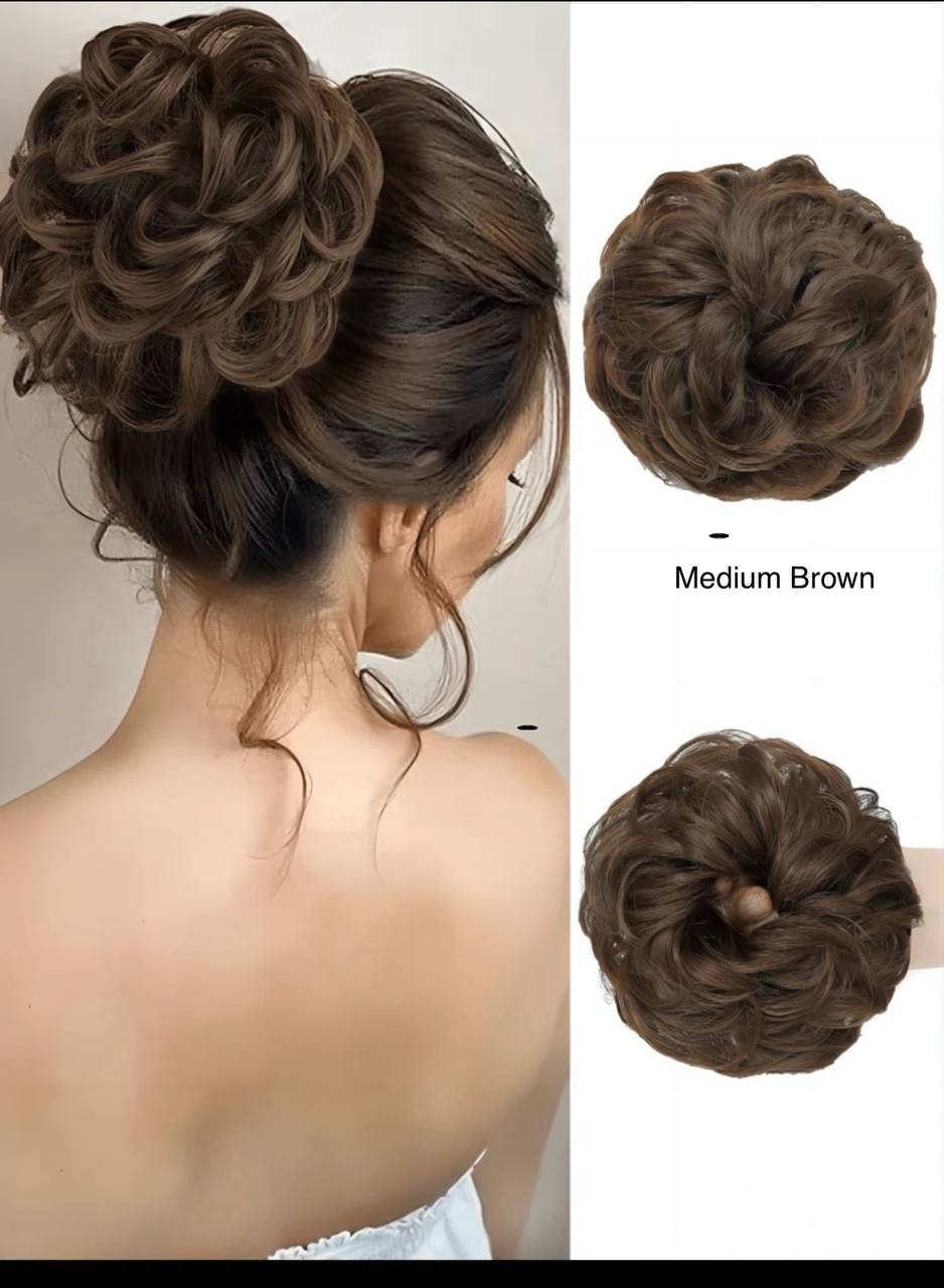 Hair Bun Accessories Women Hairstyles Synthetic