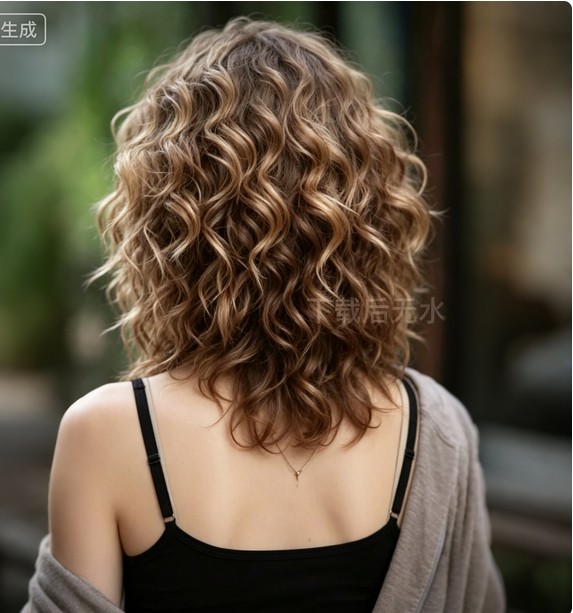 Balayage Brown Blonde Highlight Curly Lace Front 100% Human Hair Wigs