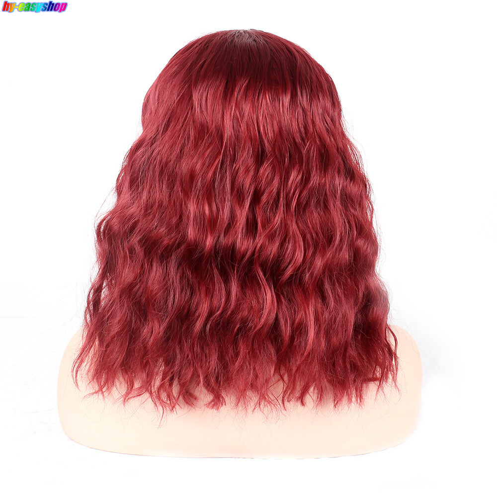 13 Colors Wigs Short Wave Curly Synthetic Hair For Women Party Cosplay Costume