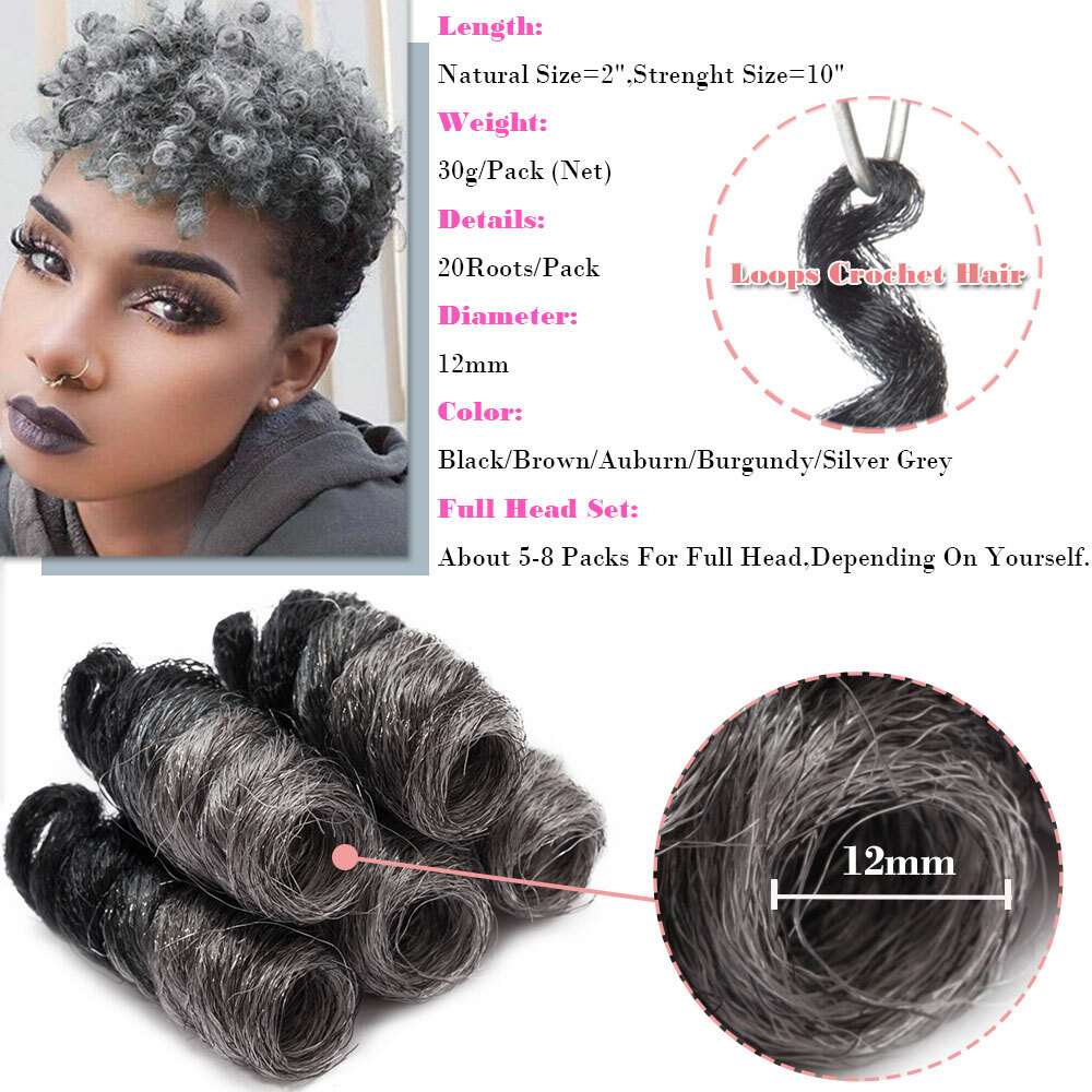 Jamaican Bounce Crochet Braiding Hair Extensions Toni Curls Spring Curly US Hot