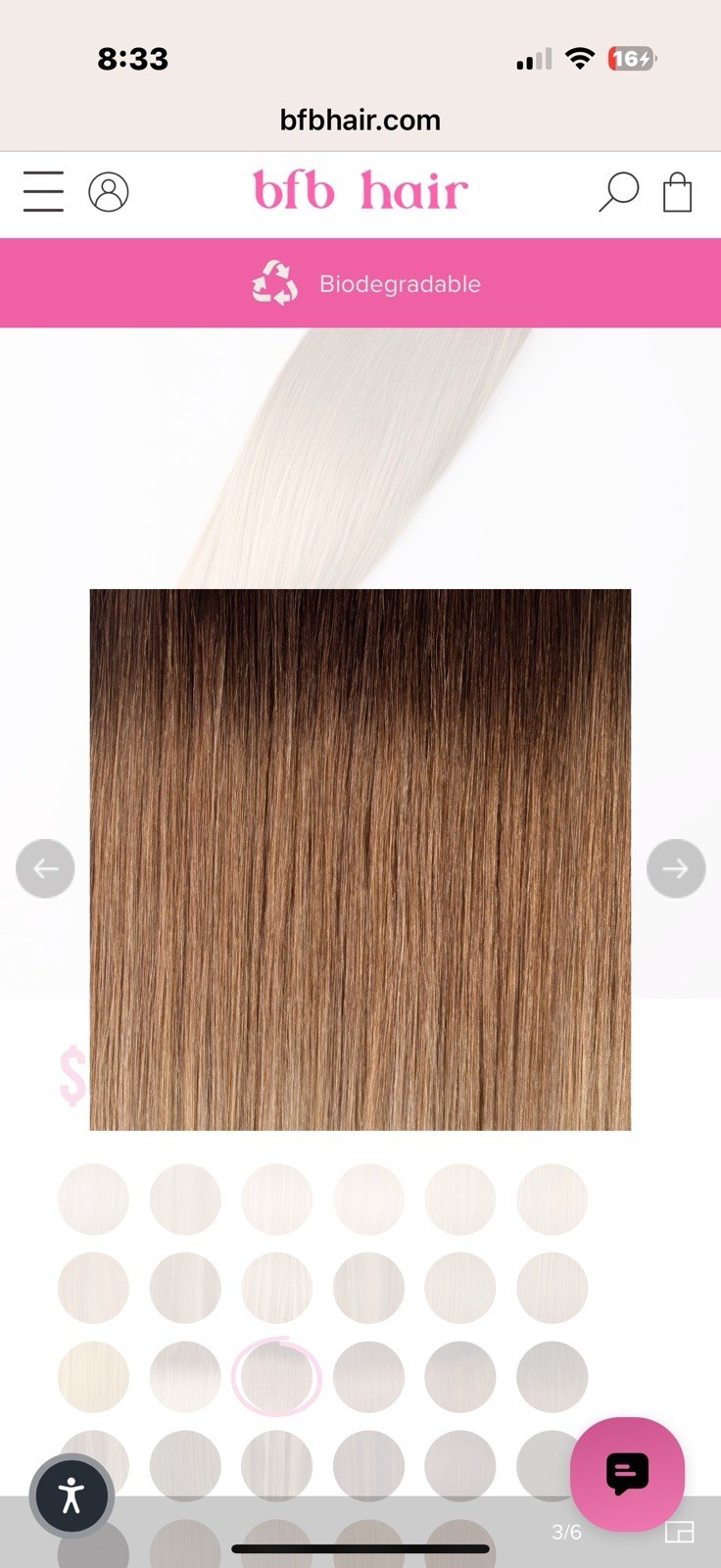 BFH BAREFOOT HAIR HONEY DIPPED 21” 10 SEAMLESS CLIPS 160 GRAMS NEW IN POUCH Y2K