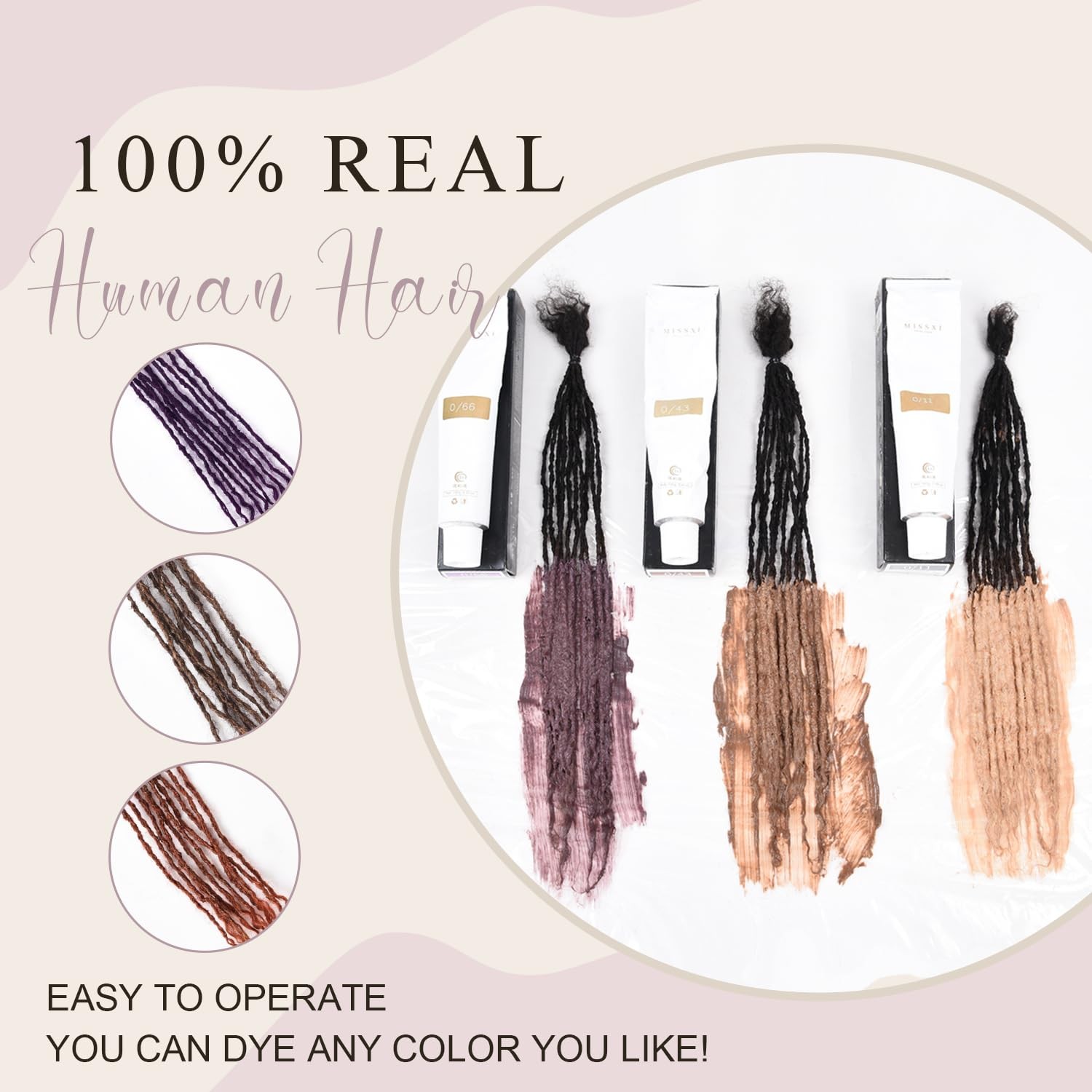 Originea 8-18″ Human Hair Micro Loc Extensions 0.1 0.2 0.4 Thick Curly Tips