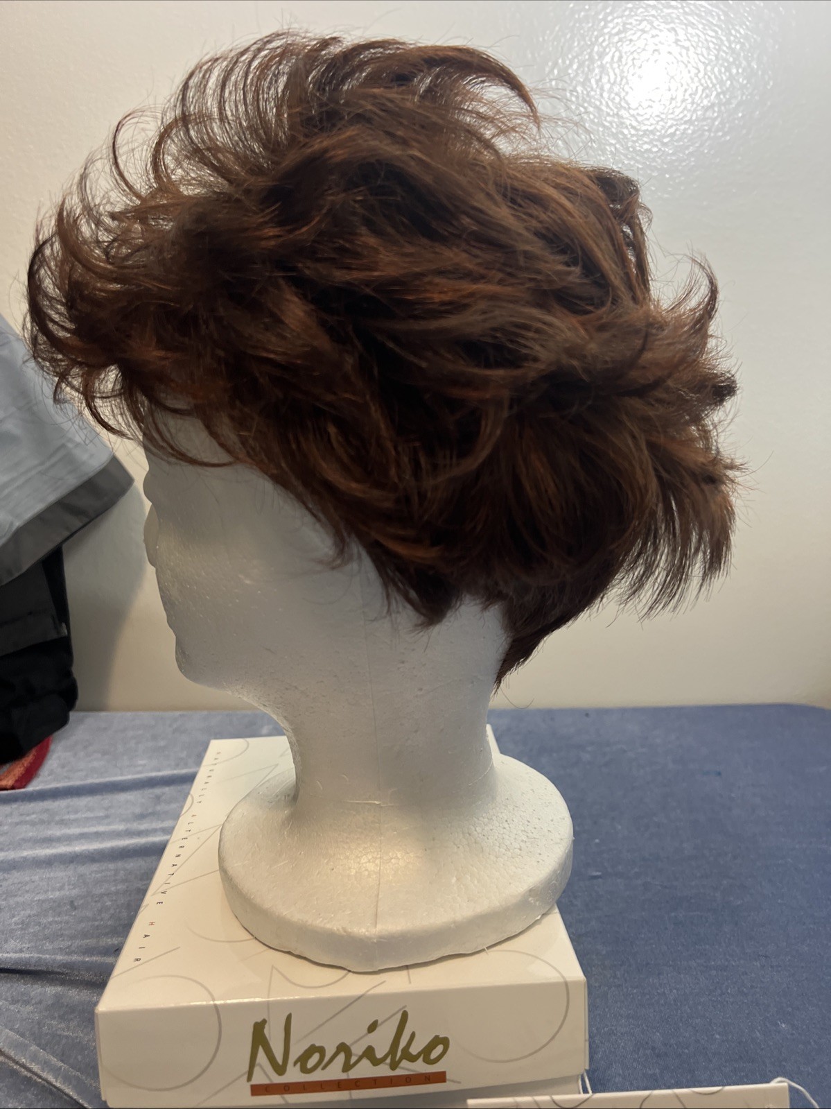 Noriko Drew 1631N Wig Chestnut Short Layered Synthetic Hair Brand New