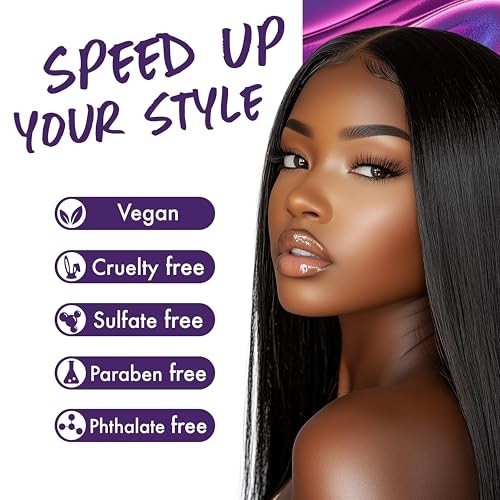 Clear Hair Bond Glue 4 Fl Oz – Quick-Dry Strong Hold for Weave & Track Applicati