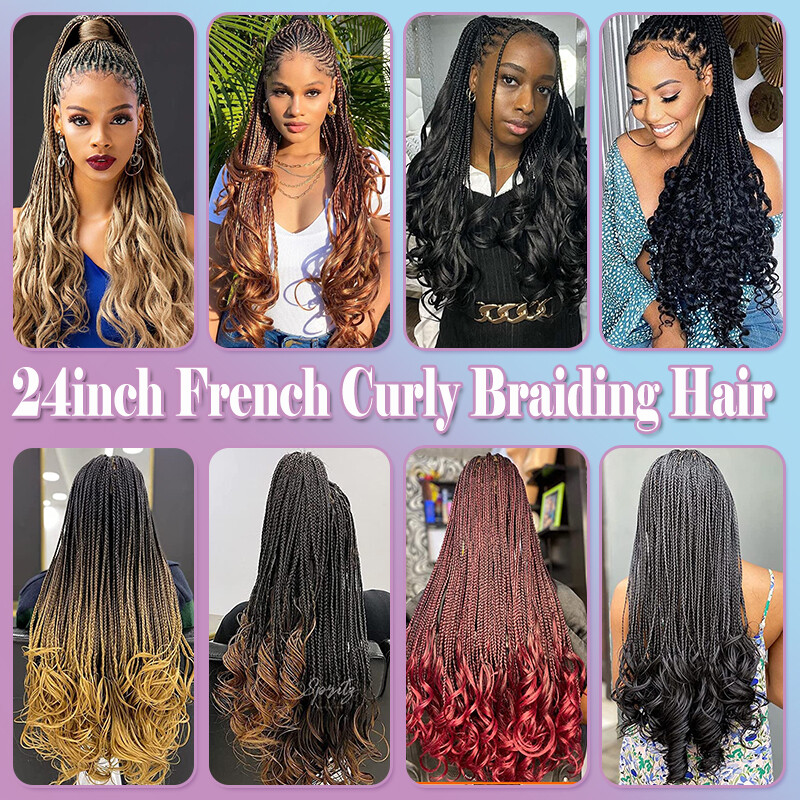 Darling Empress French Curl Braids Loose/Curly Braids Extension Pre Stretched US