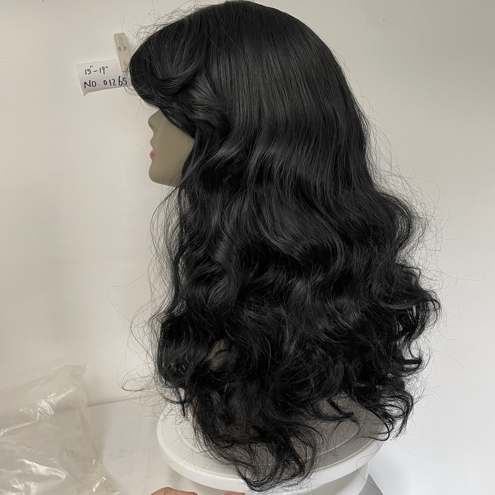 WIG. NO01265 (15-19 inch) one size adjustable elastic band.