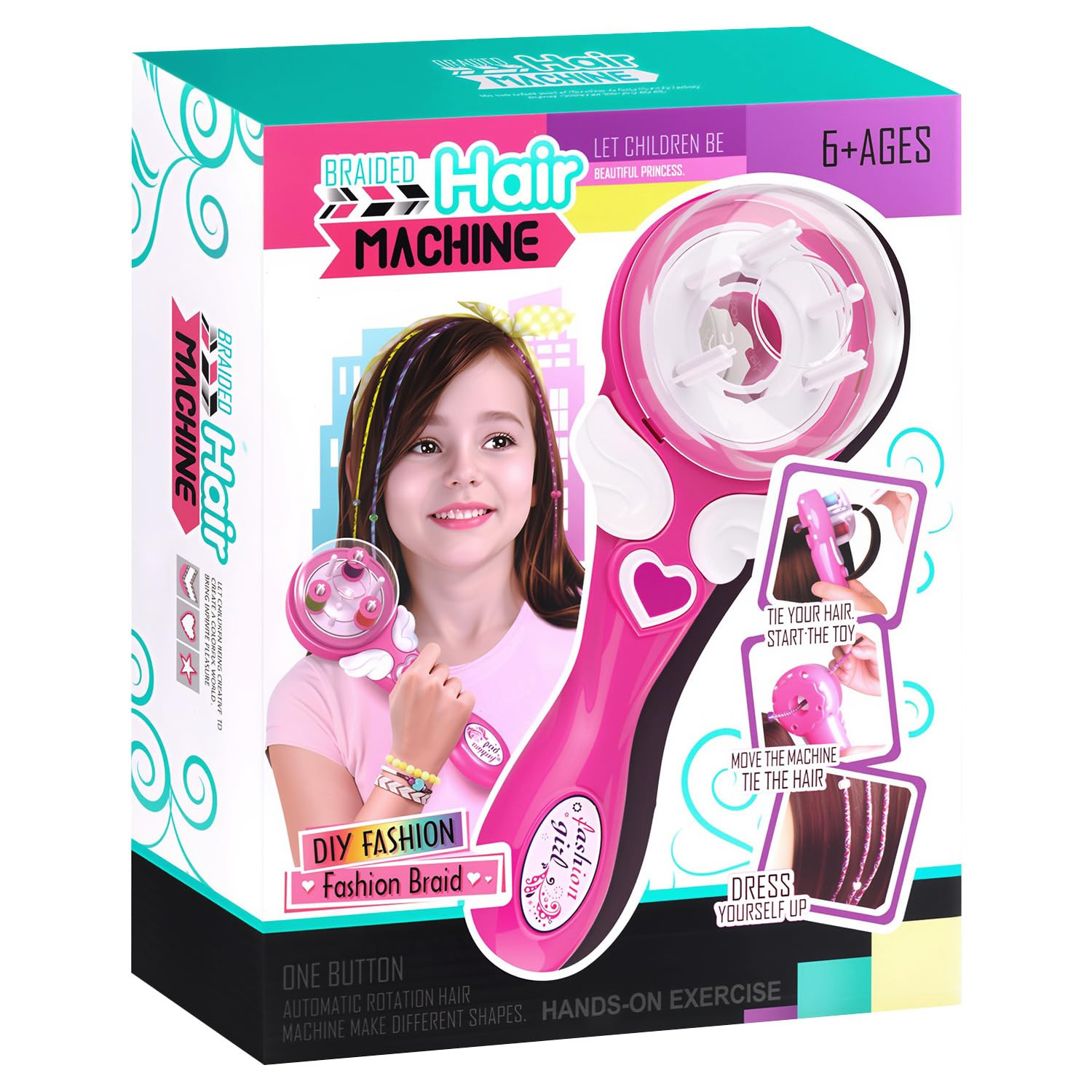 Electric Ceramic Hair Braider,Hair Styling DIY Convenient Twist Braid Hair Braid