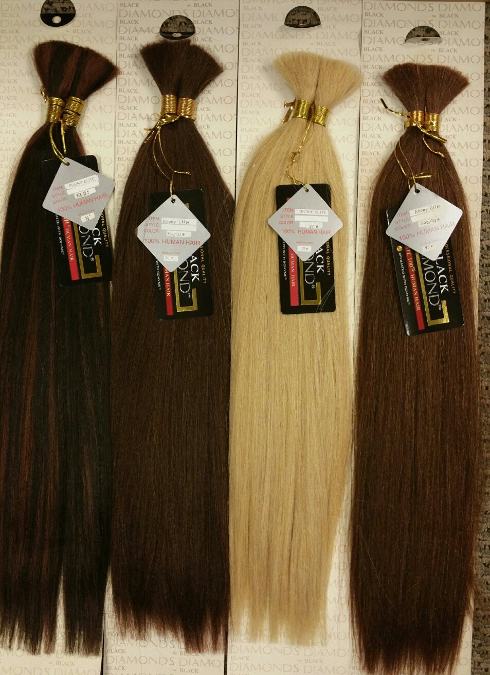 Black Diamond 100% Human Hair for Braiding – EBONY ELITE straight hair for braid