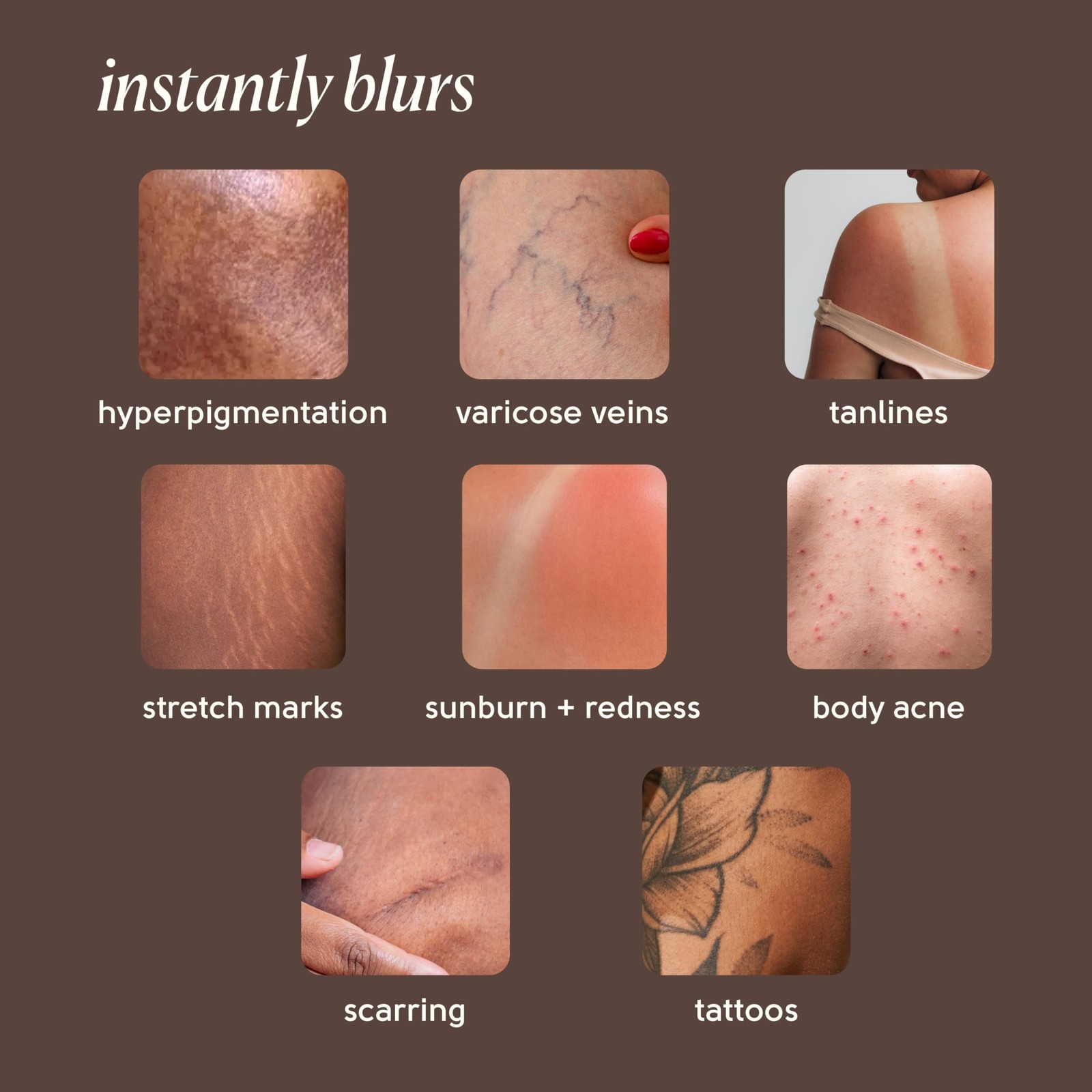 Body Makeup, Water & Transfer Resistant, Medium Coverage Cream, Lasts Up to 4…
