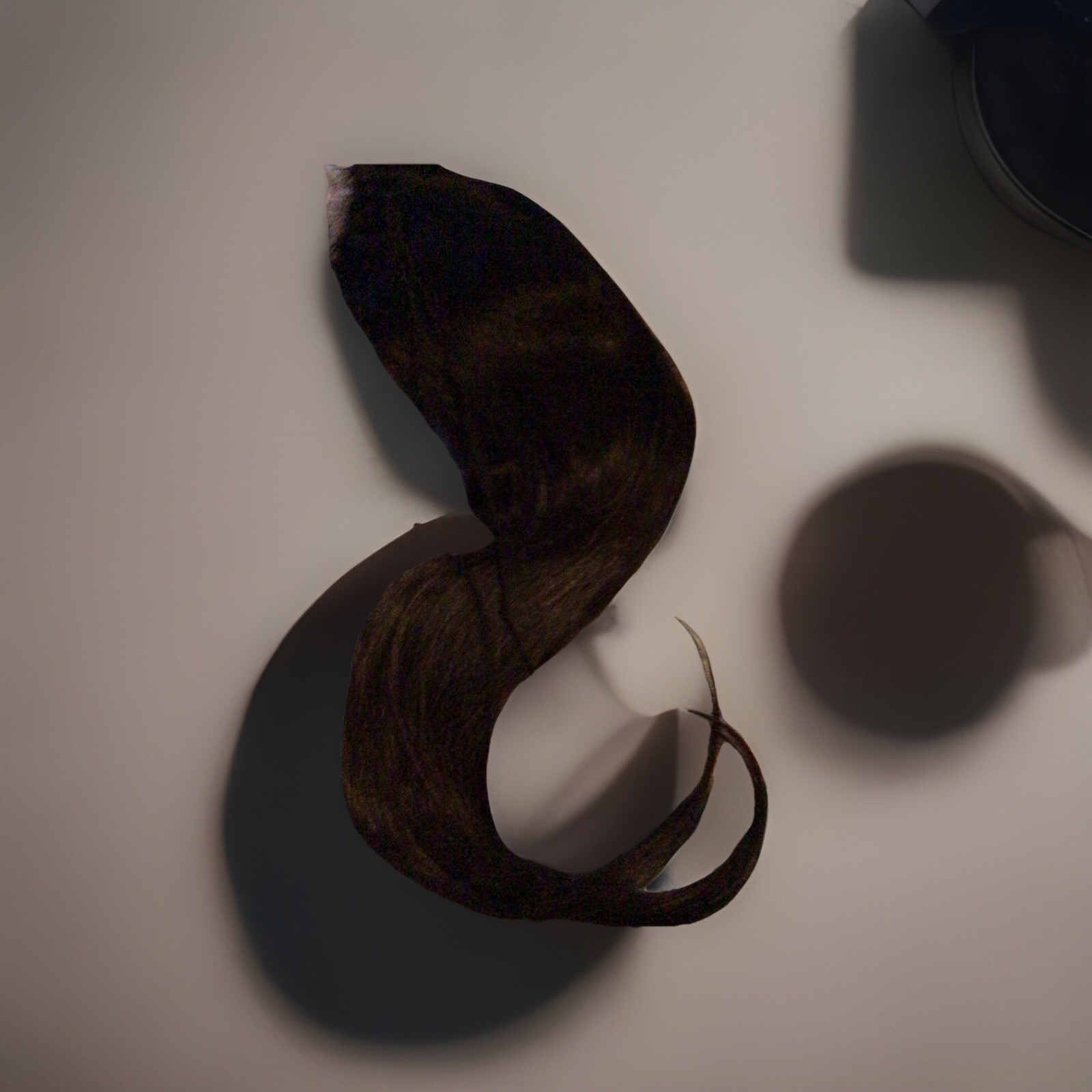Wig Long Hair Dark Color With Strap And Comb Clips