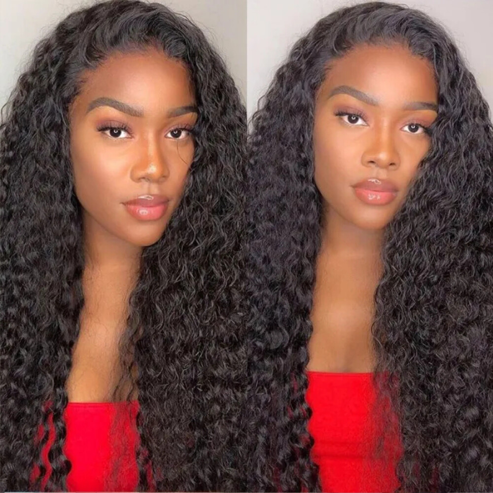 UNice Water Wave Brazilian 1/3 Bundles Human Hair Weaves Curly Hair Extension US