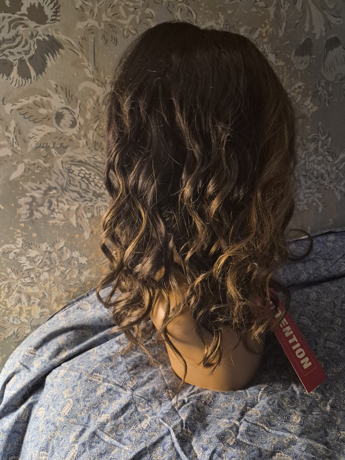 Rene of Paris Hudson 2385 Marble Brown-LR Curly Synthetic Wig Classic Cap New