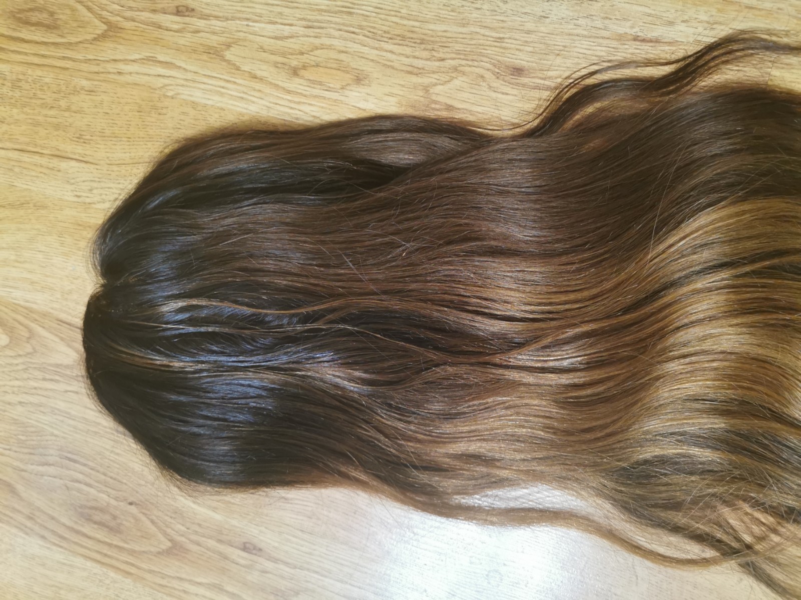 Quality European Full Lace Brown Human Hair wig 24″ New