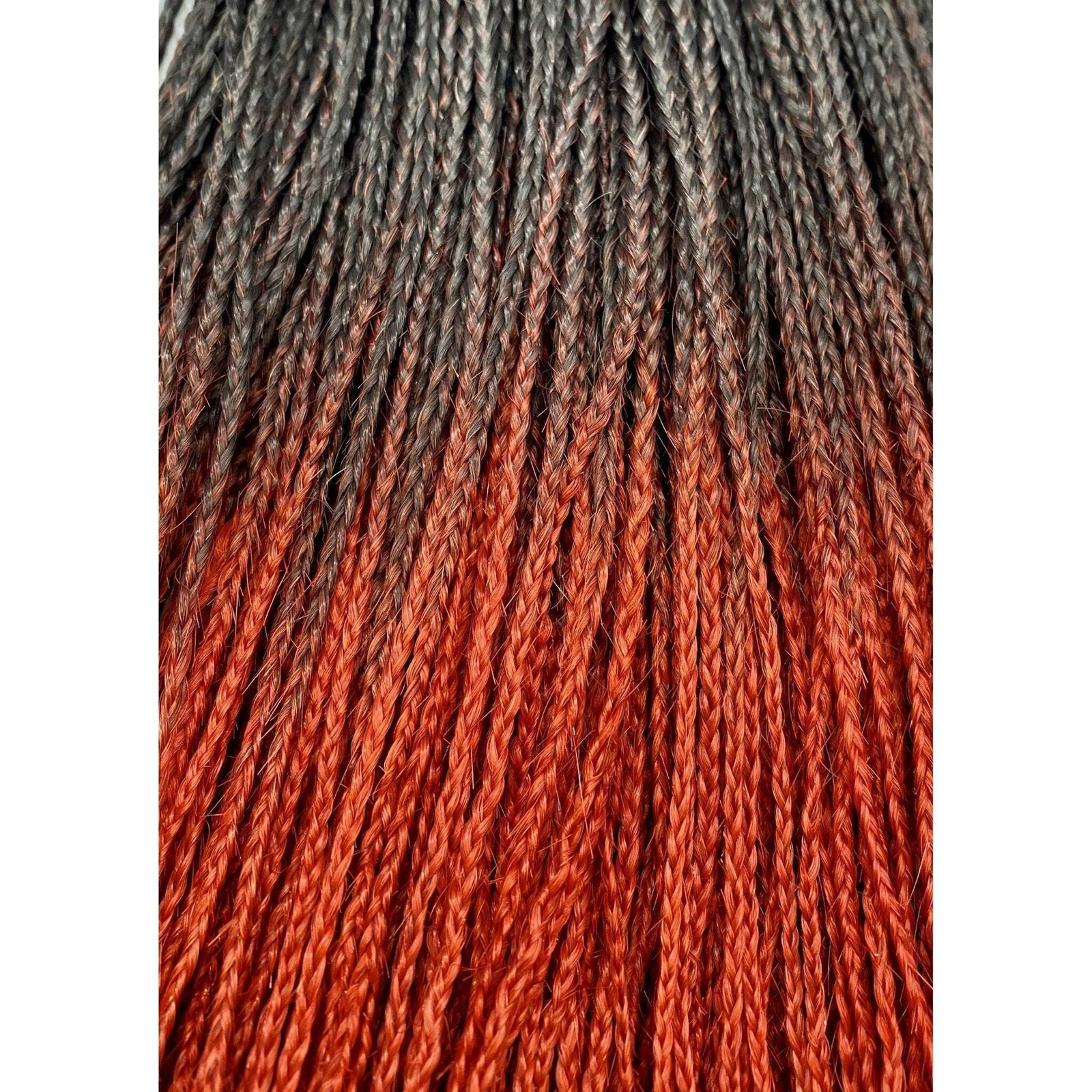 Unique Micro Braid 14″ T1B Burgundy / 100% Human Hair