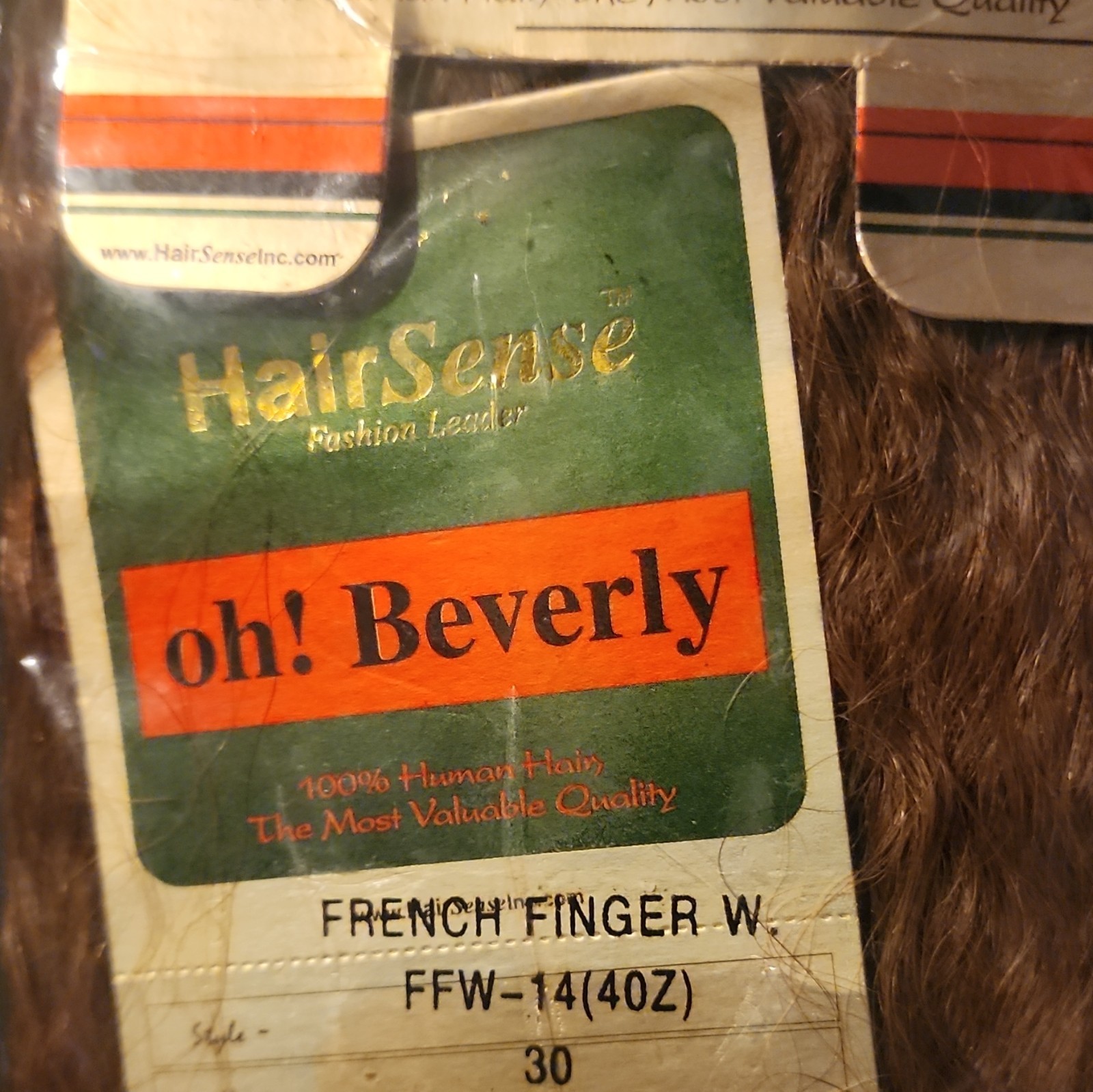 Hair Sense oh! Beverly French Finger Waves FFW-14 (40z) Color 30