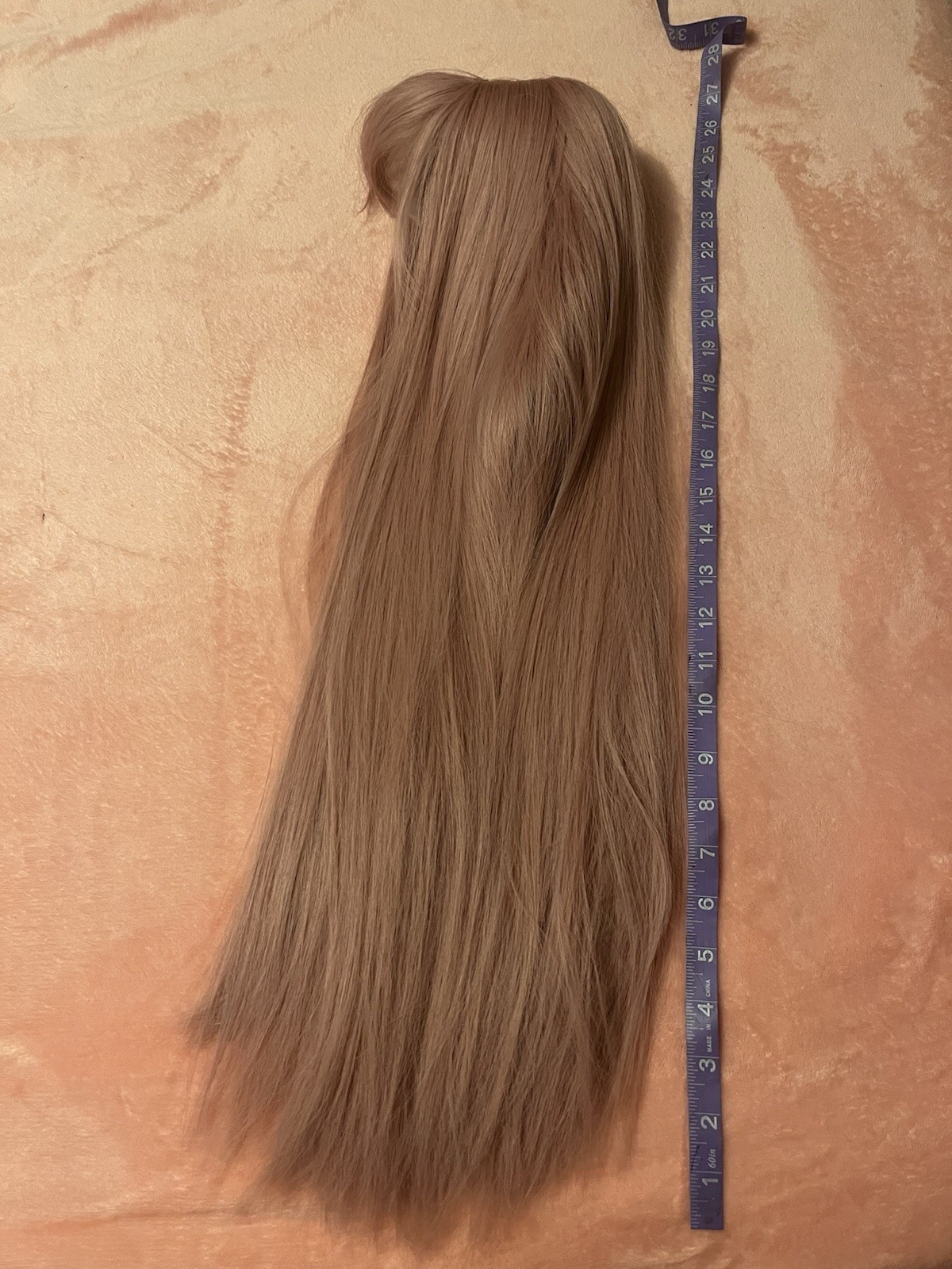 Straight Pink Wig 26 inches