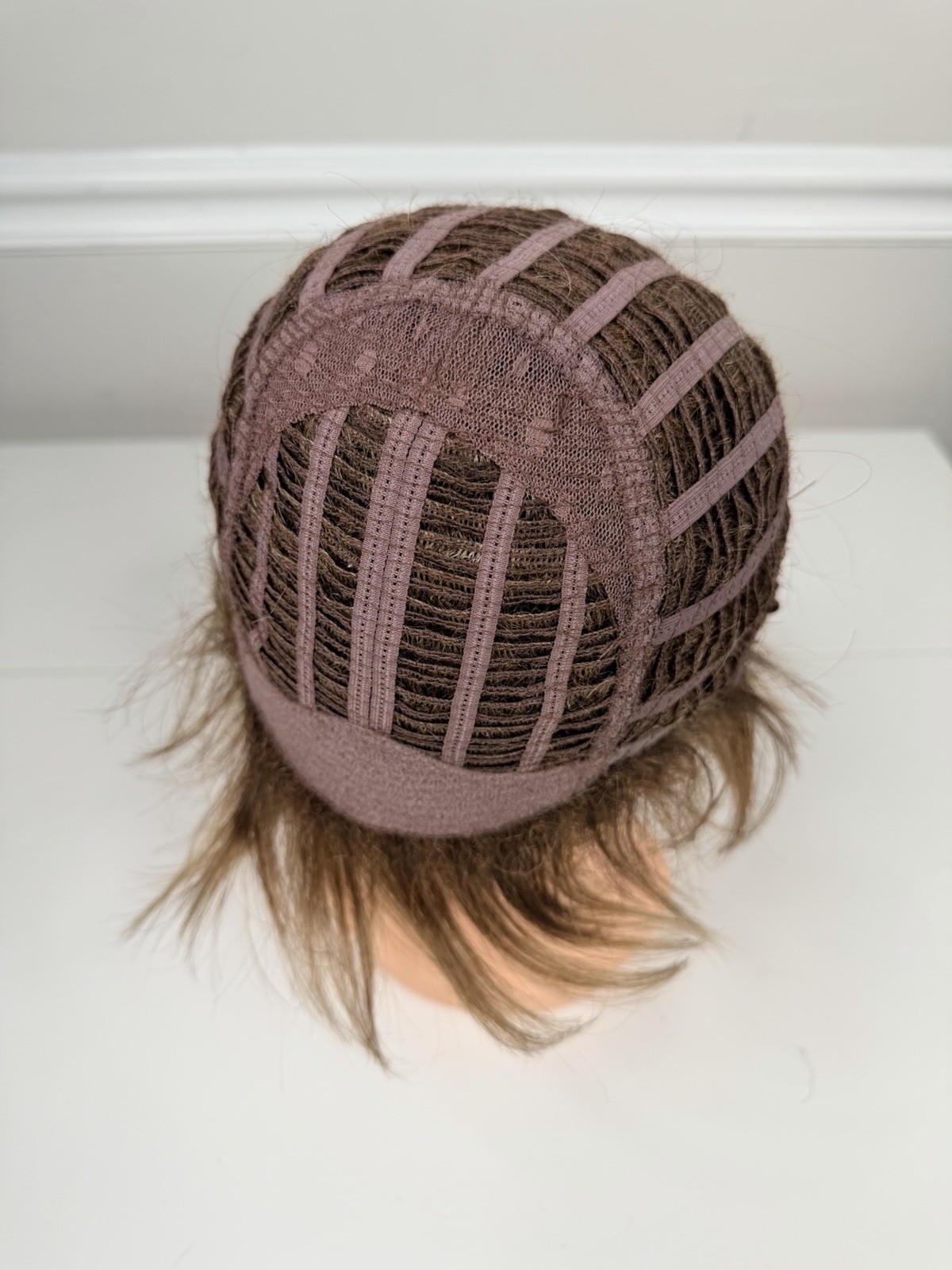 Gabor short cut Wig Average Cap brown highlights layered Women’s 48539 Flexlite