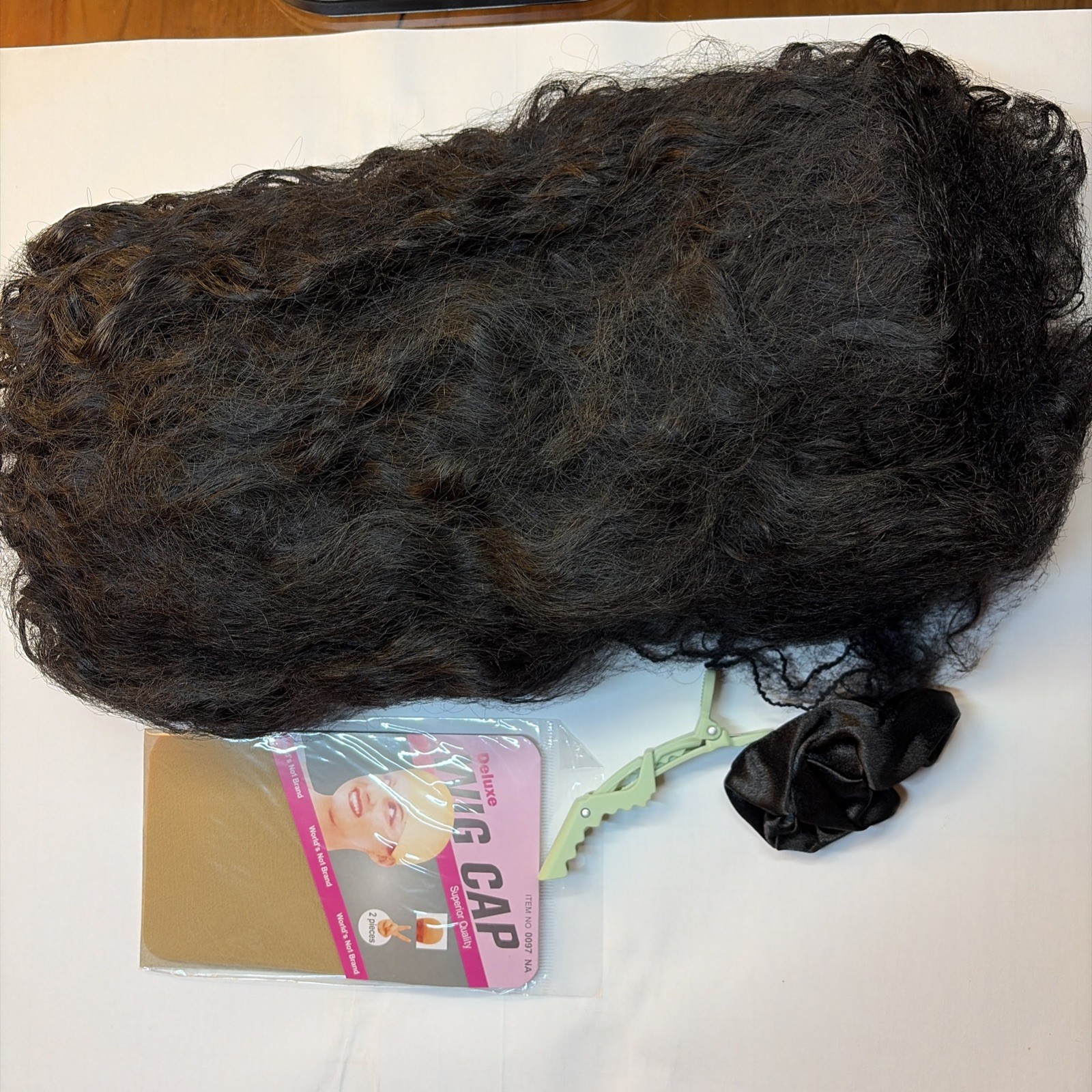 Frodio Curly Half Wig 26 Inches Veralux™ Fiber Blend Human Hair 3 in 1