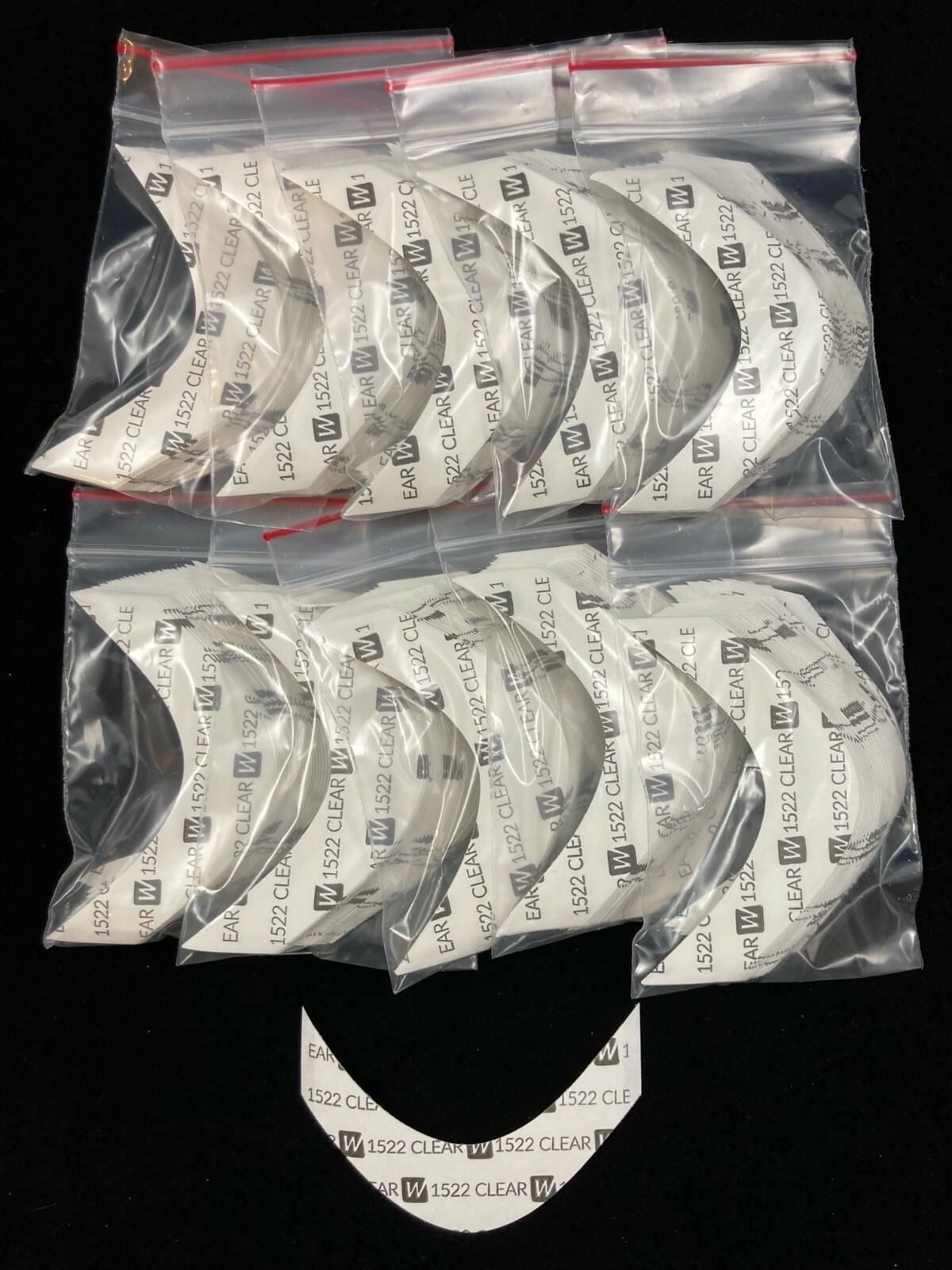 Walker 3M 1522 Hairpiece Tape 360 Pc AA Contour 10 Packs Poly Wig Toupee PRIVATE
