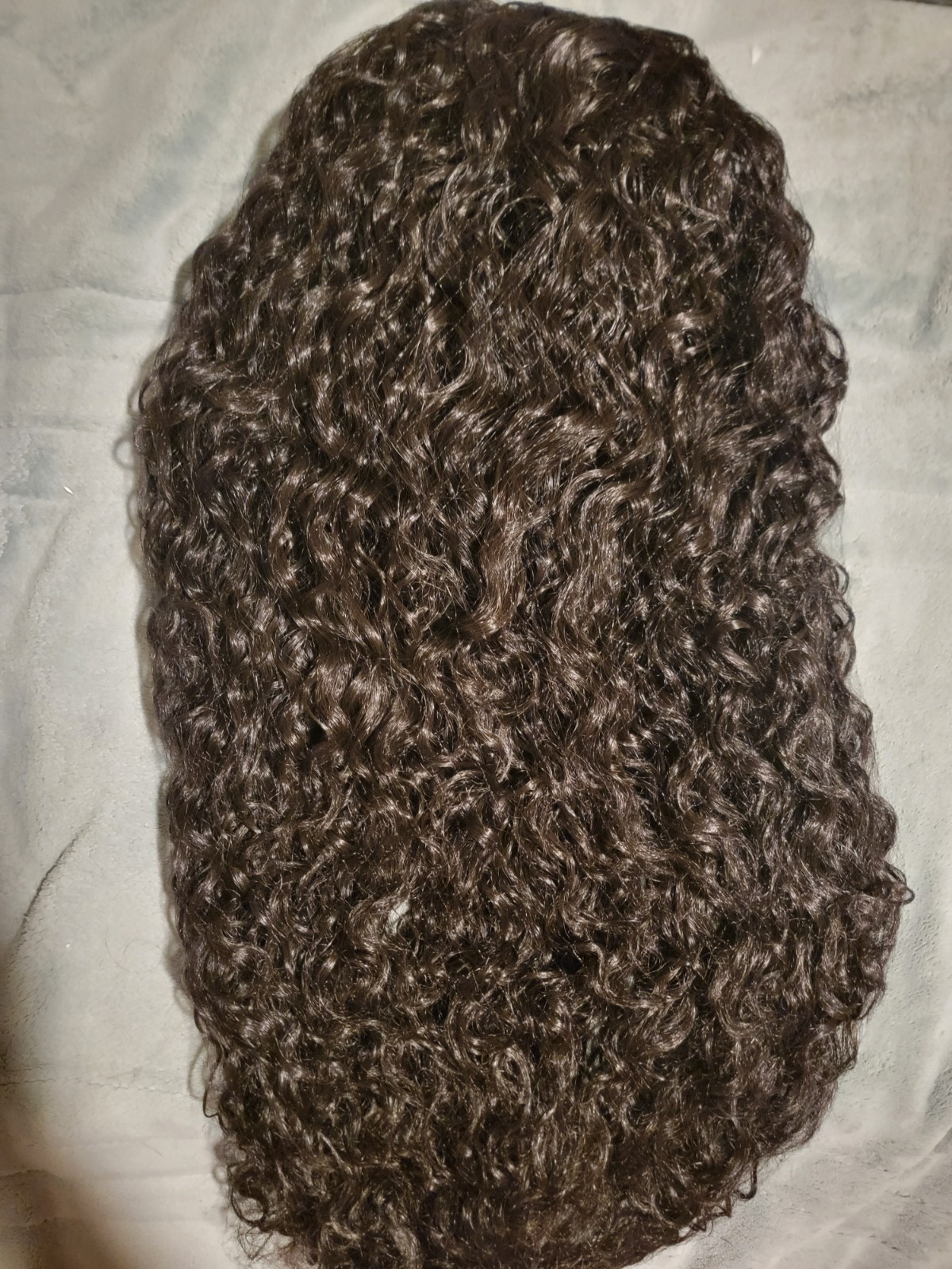 Curly Glueless Half Wig 26 inch Veralux™ Synthetic Fiber & Human Hair Blend