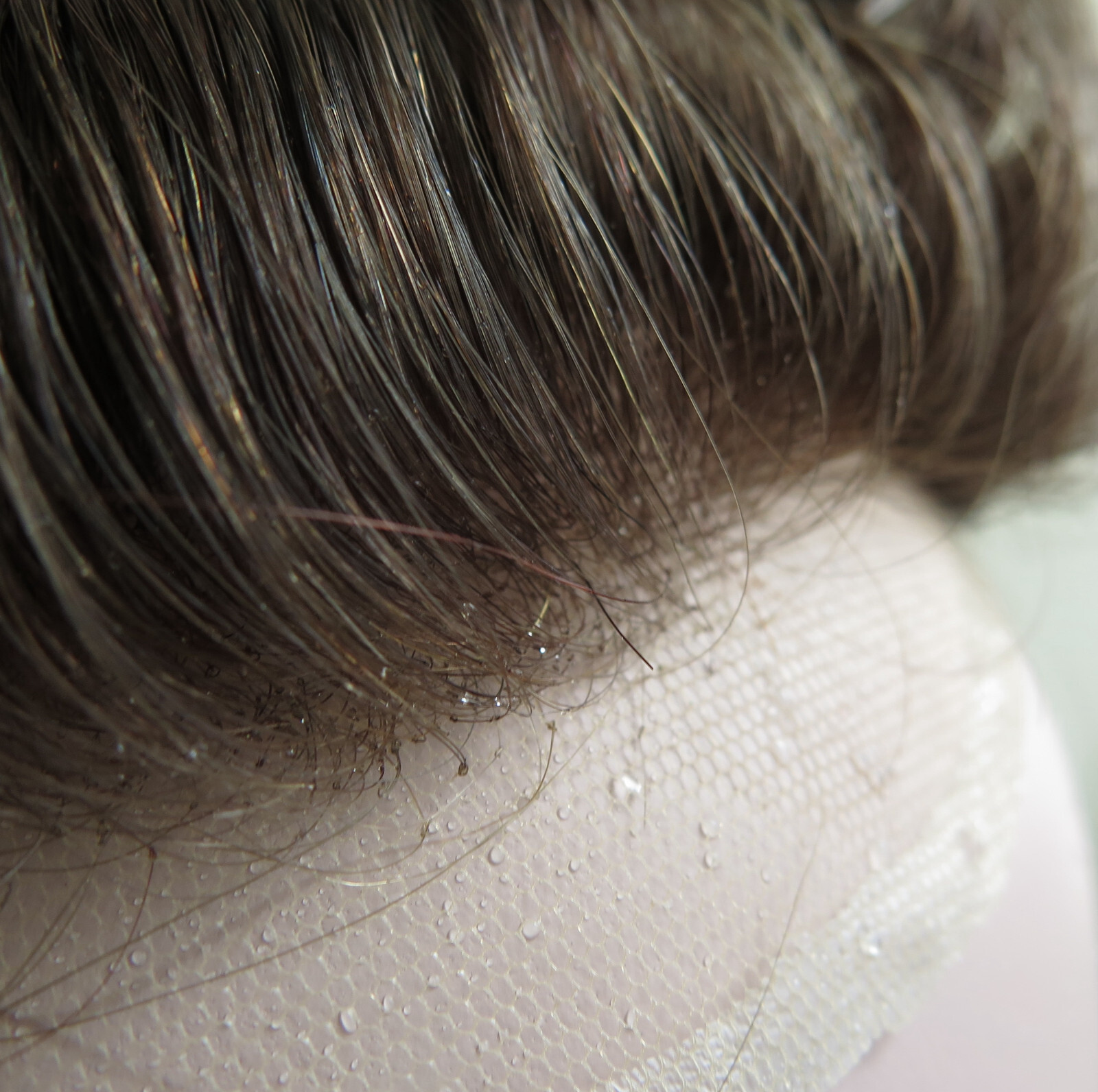 Natural Mens Toupee Human Hair Replacement System All Swiss Lace 90% Hairpieces