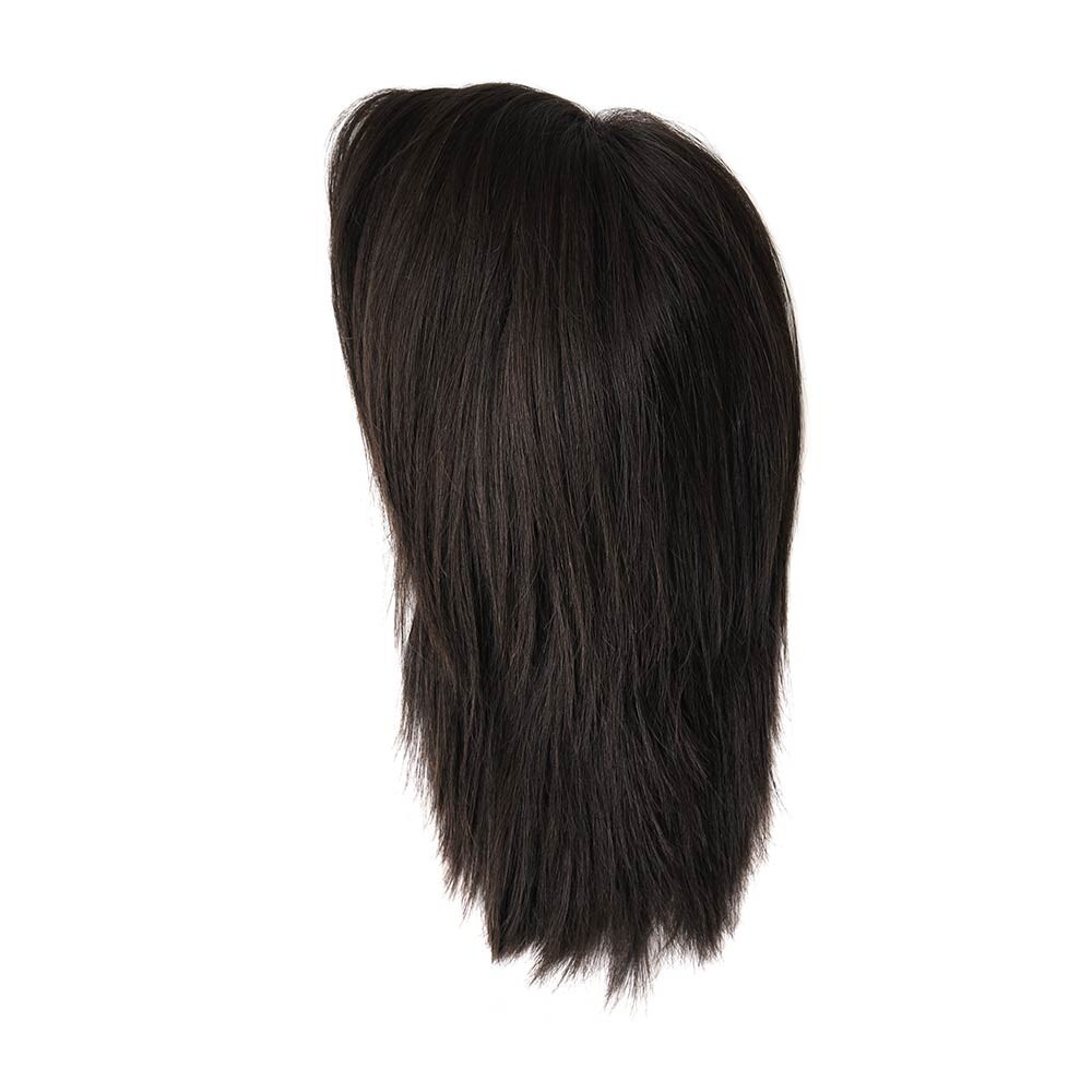Women European Cuticle Remy Hair Wigs Mono Top Lace Front Medium Size 9”MT12#NC