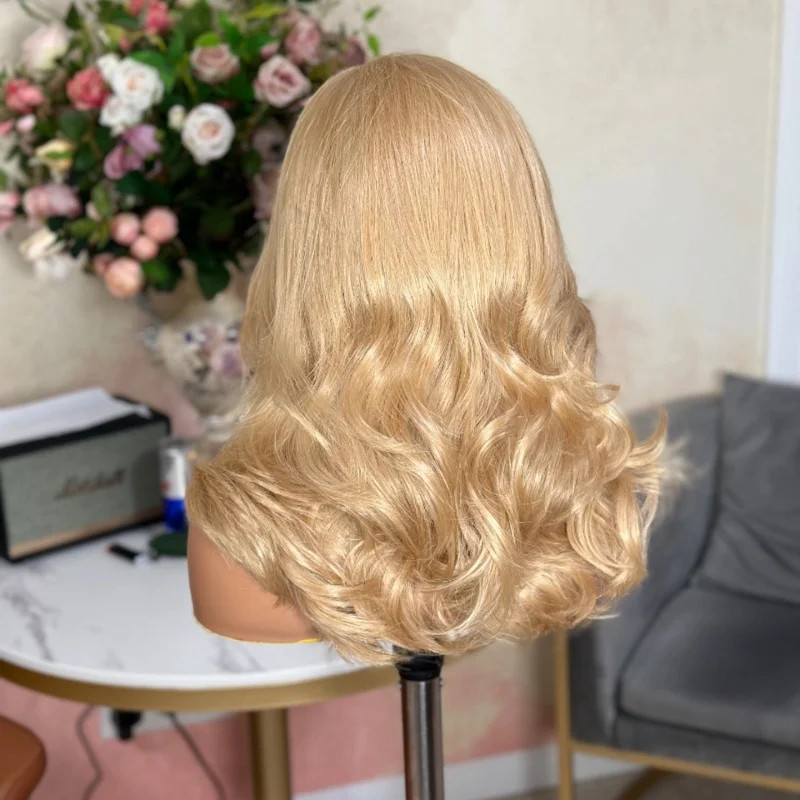 Women’s Golden Soft Wave 13×4 Lace Front Wig 100% Human Hair Wig
