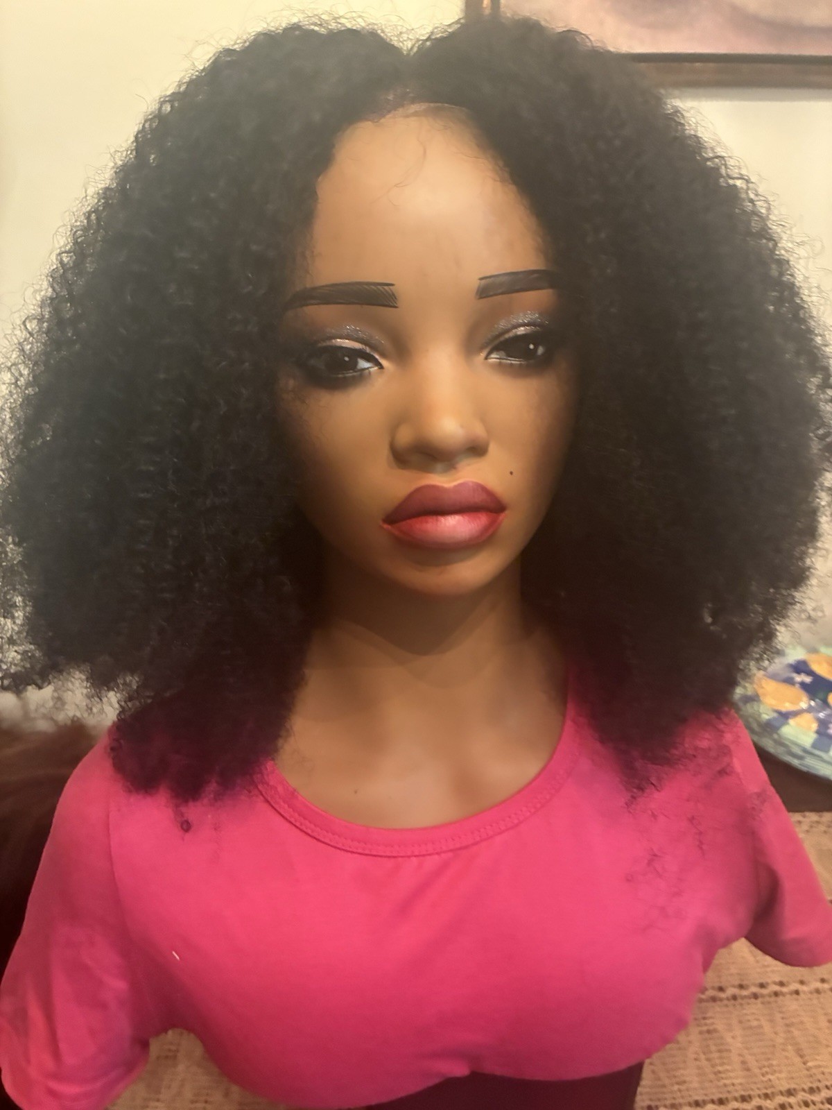 Afro kinky Lace Front wId 20”